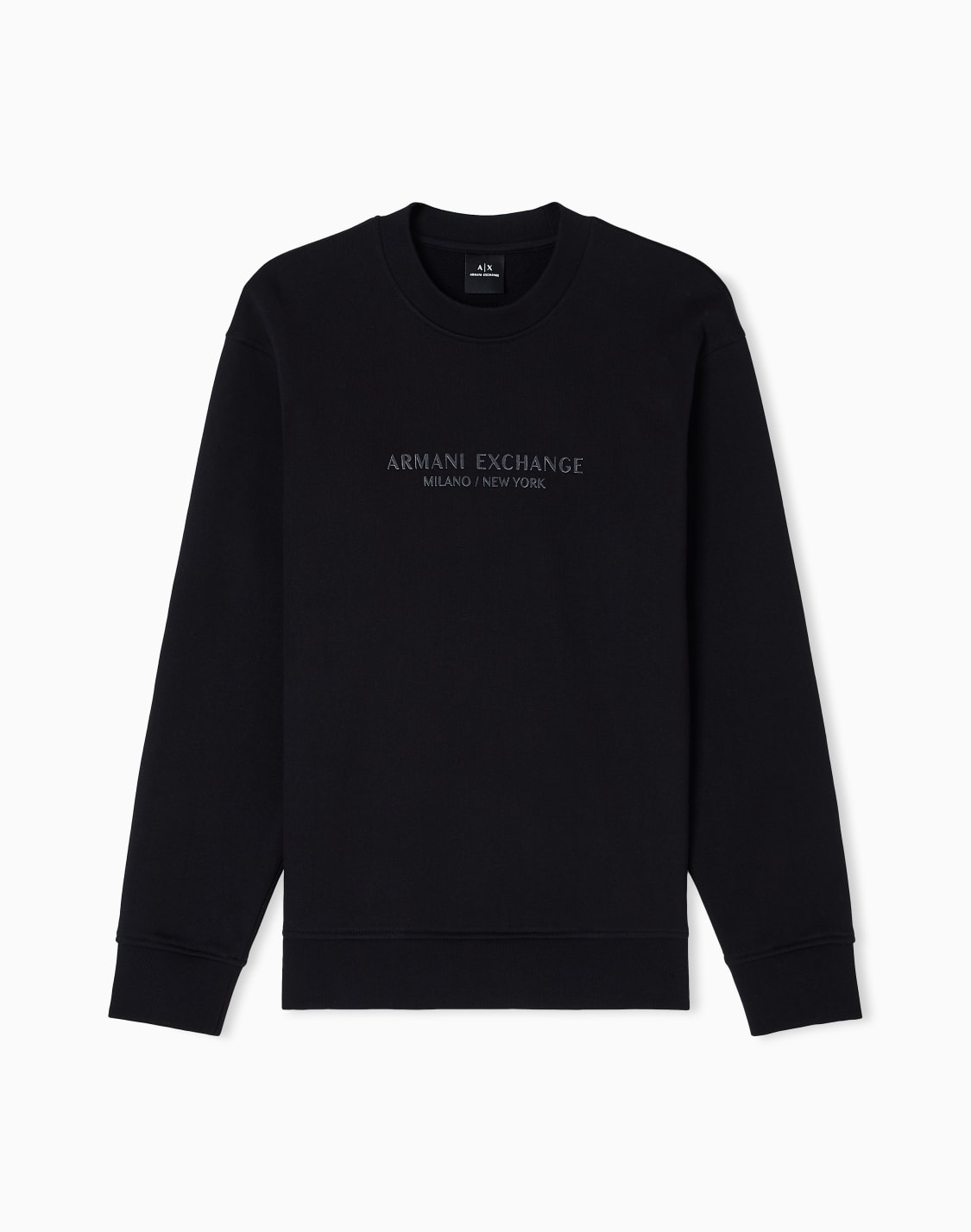 felpa-girocollo-logo-tono-nero--armani-exchange