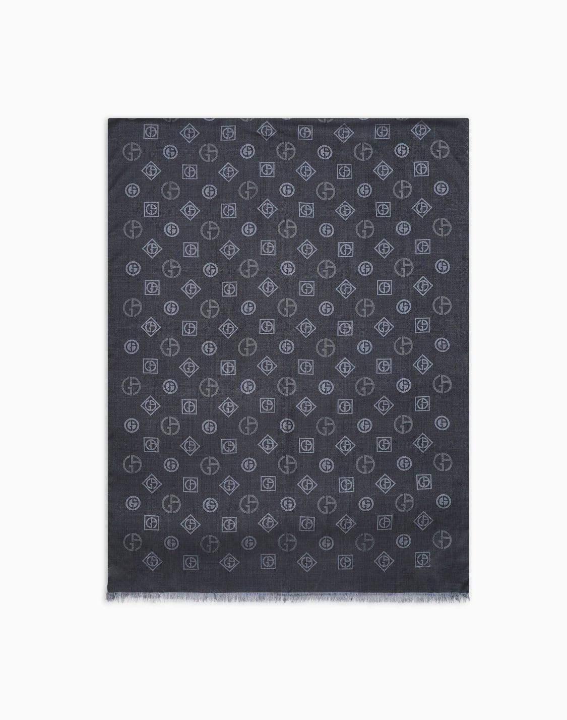 monogram-jacquard-silk-stole-black--giorgio-armani