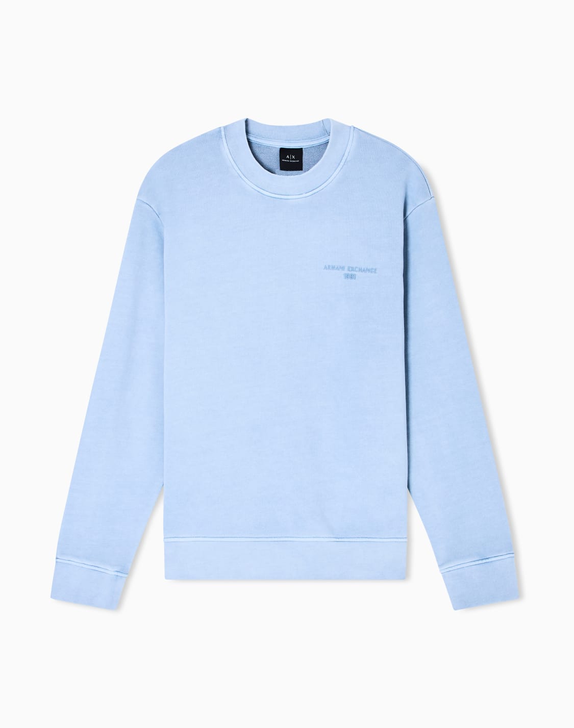 sweatshirts-without-hood-light-blue--armani-exchange