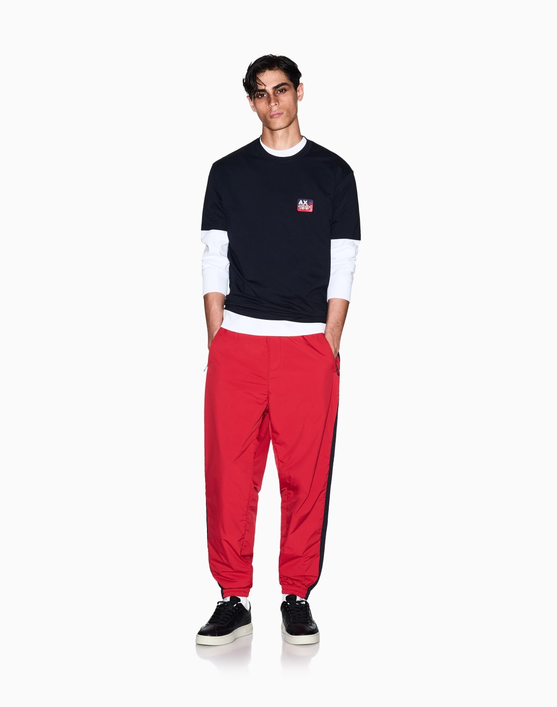 t-shirts-coupe-classique-bleu-marine--armani-exchange