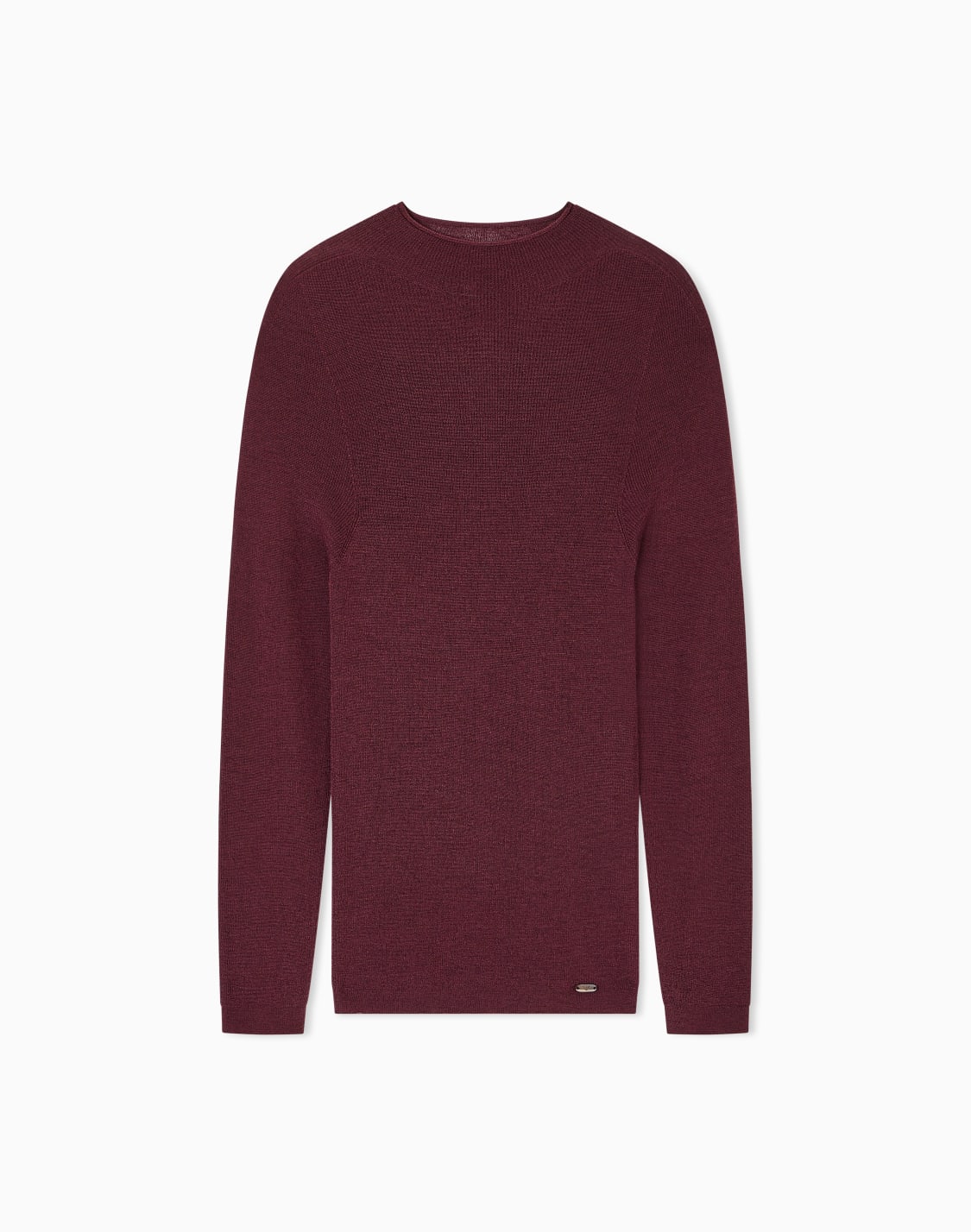 pull-col-roul-en-laine-vierge-mlange-capsule-polygon-bordeaux--emporio-armani
