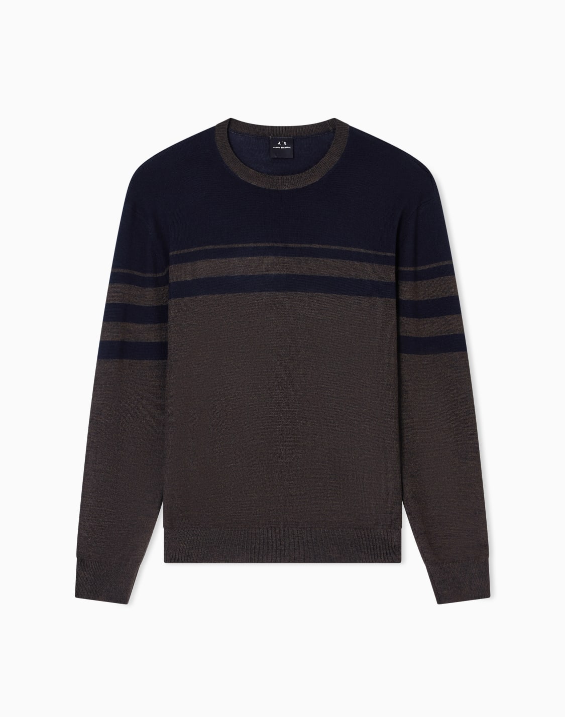 カラブロック-ニットプルオバ-ツトン--armani-exchange