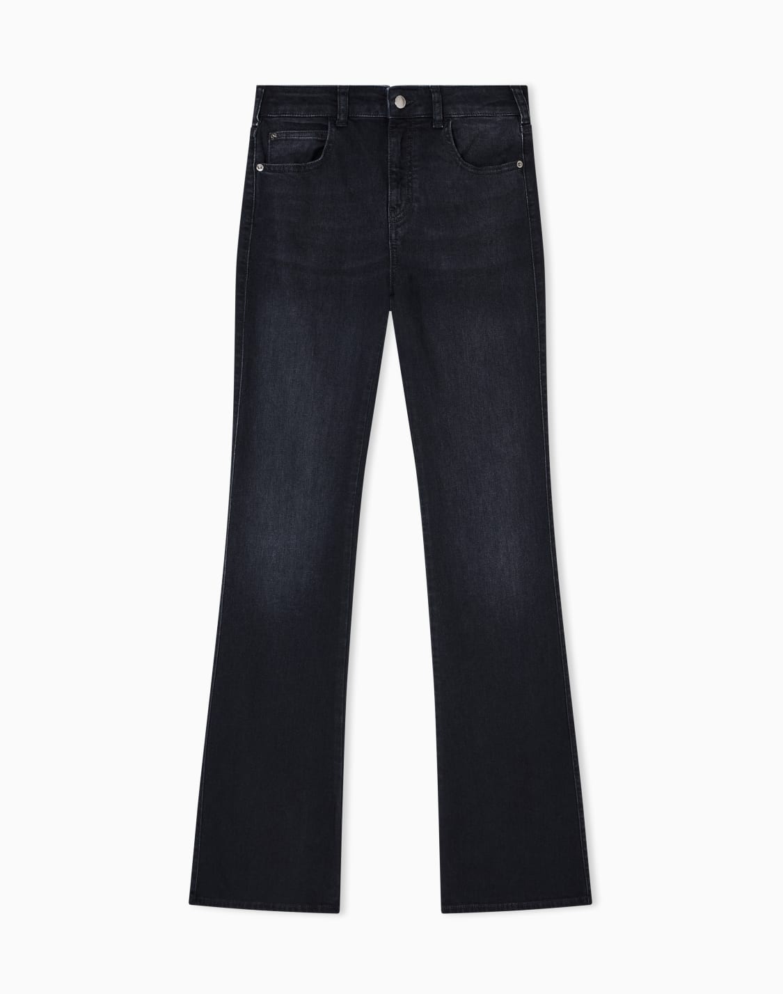 jean-j47-taille-mi-haute-avec-jambe-vase-en-denim-stretch-aspect-us-noir--emporio-armani