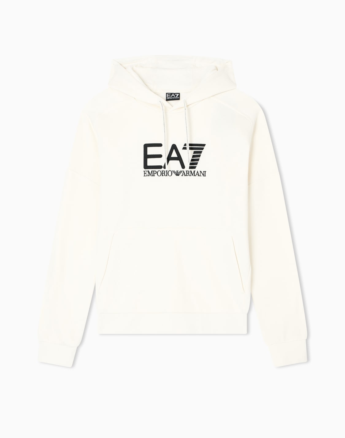 sweat-shirt-capuche-visibility-en-mlange-de-coton-beige--ea7