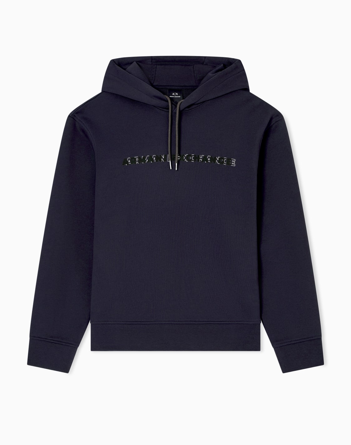 hoodies-navy-blue--armani-exchange