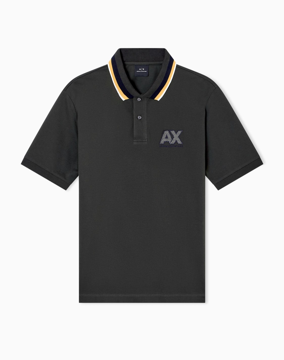 regular-fit-polo-shirt-with-striped-collar-brown--armani-exchange