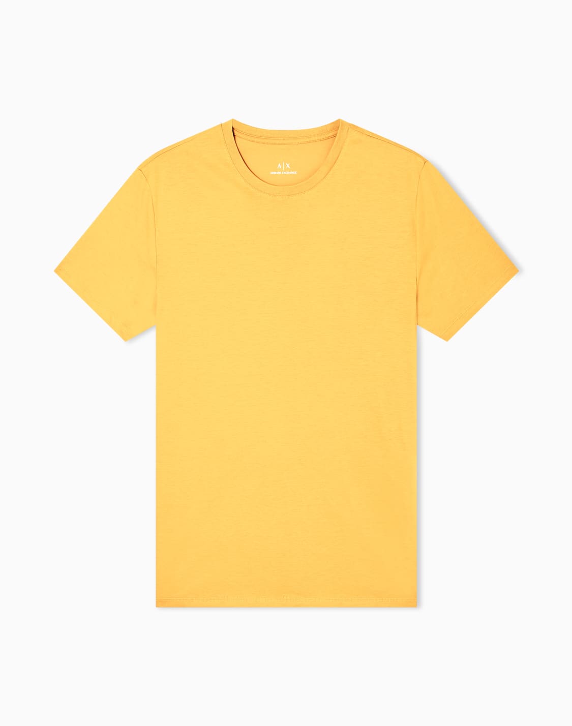 slim-fit-pima-cotton-t-shirt-yellow--armani-exchange