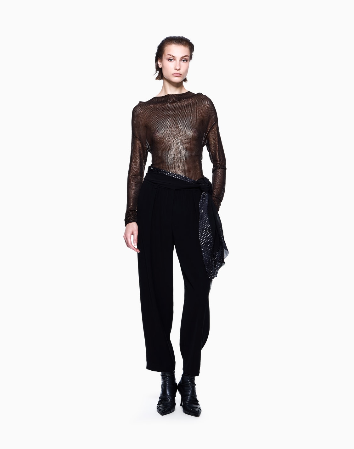 pantaloni-dritti-in-cady-tecnico-nero--giorgio-armani