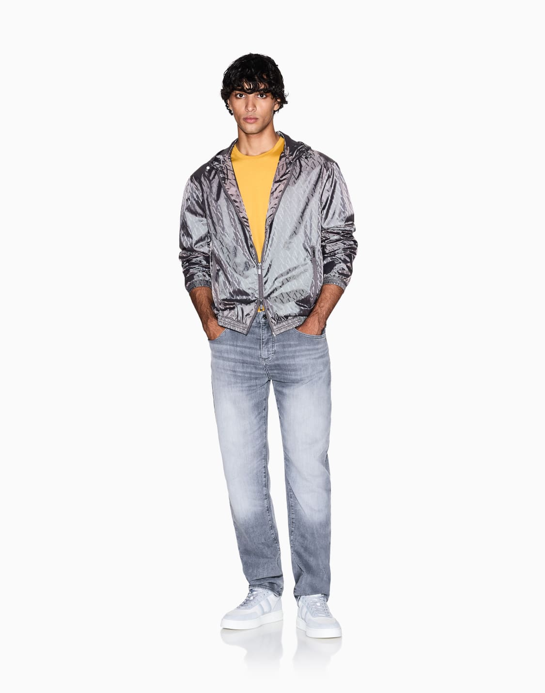 slim-fit-pima-cotton-t-shirt-yellow--armani-exchange