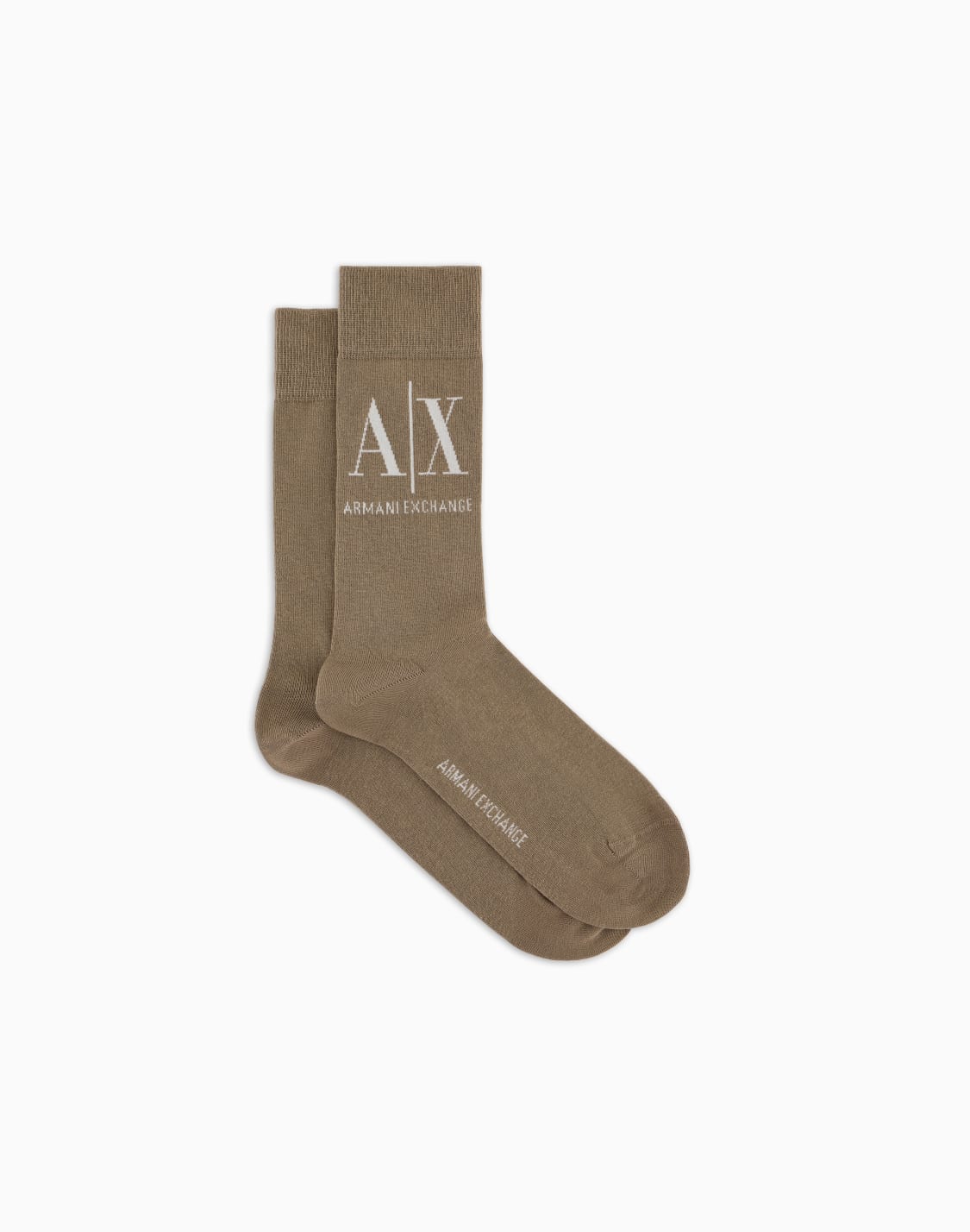 socks-with-logo-beige--armani-exchange