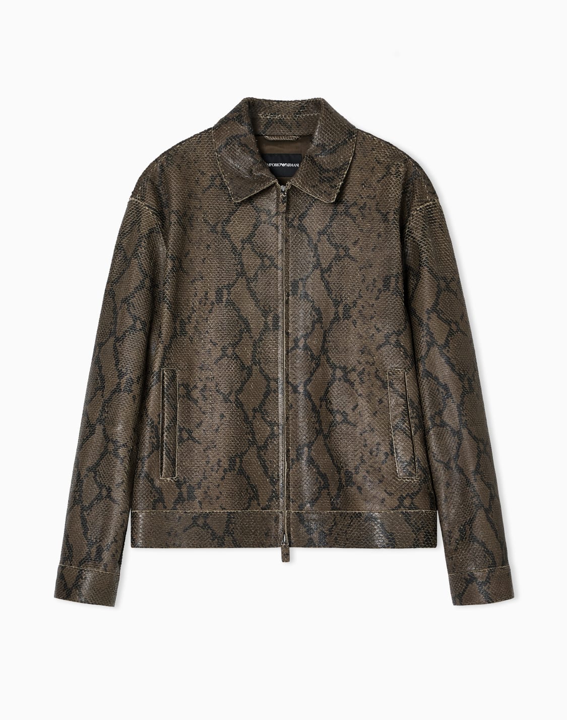 blouson-in-nappa-di-agnello-stampa-pitone-marrone--emporio-armani