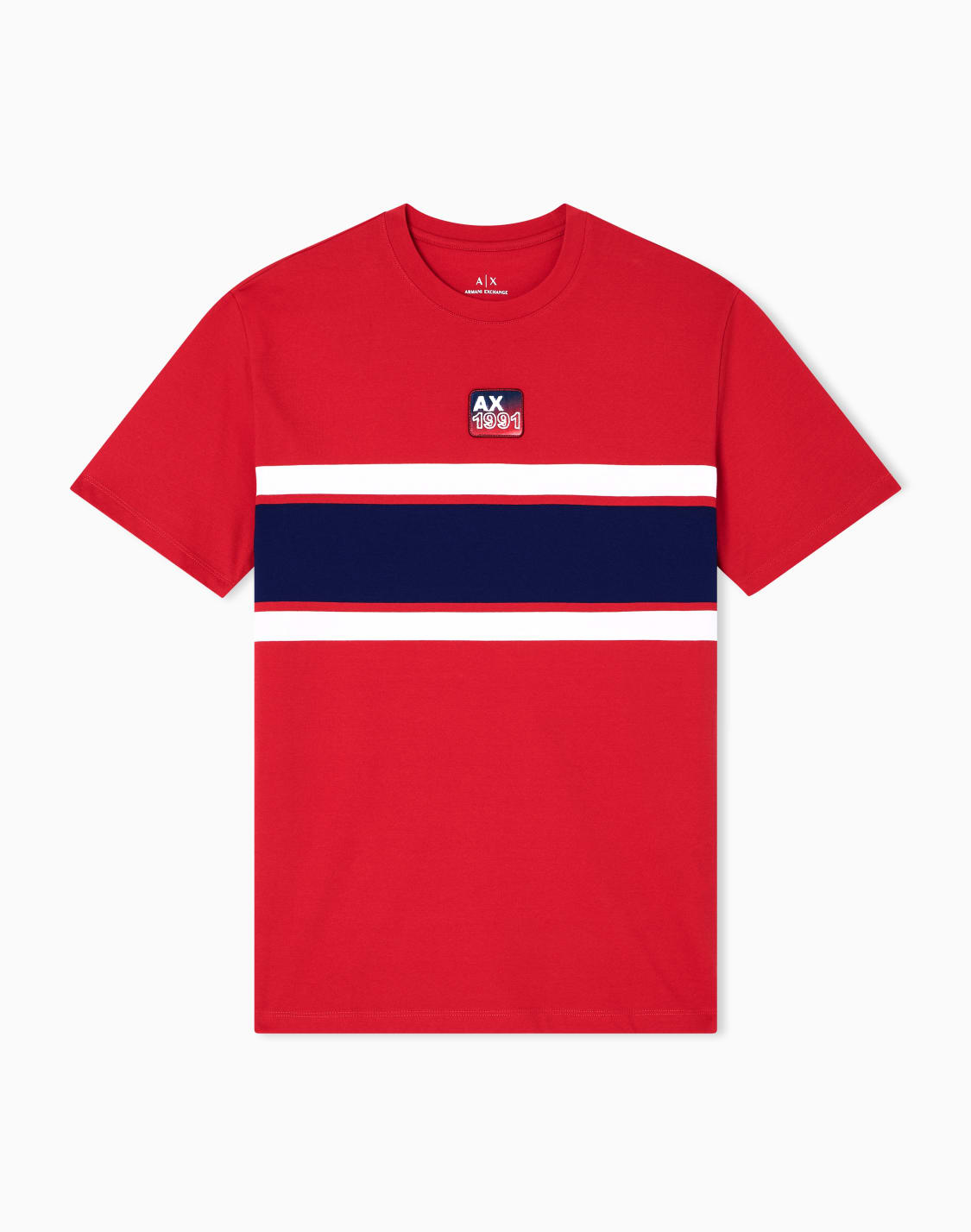 t-shirts-coupe-classique-rouge--armani-exchange
