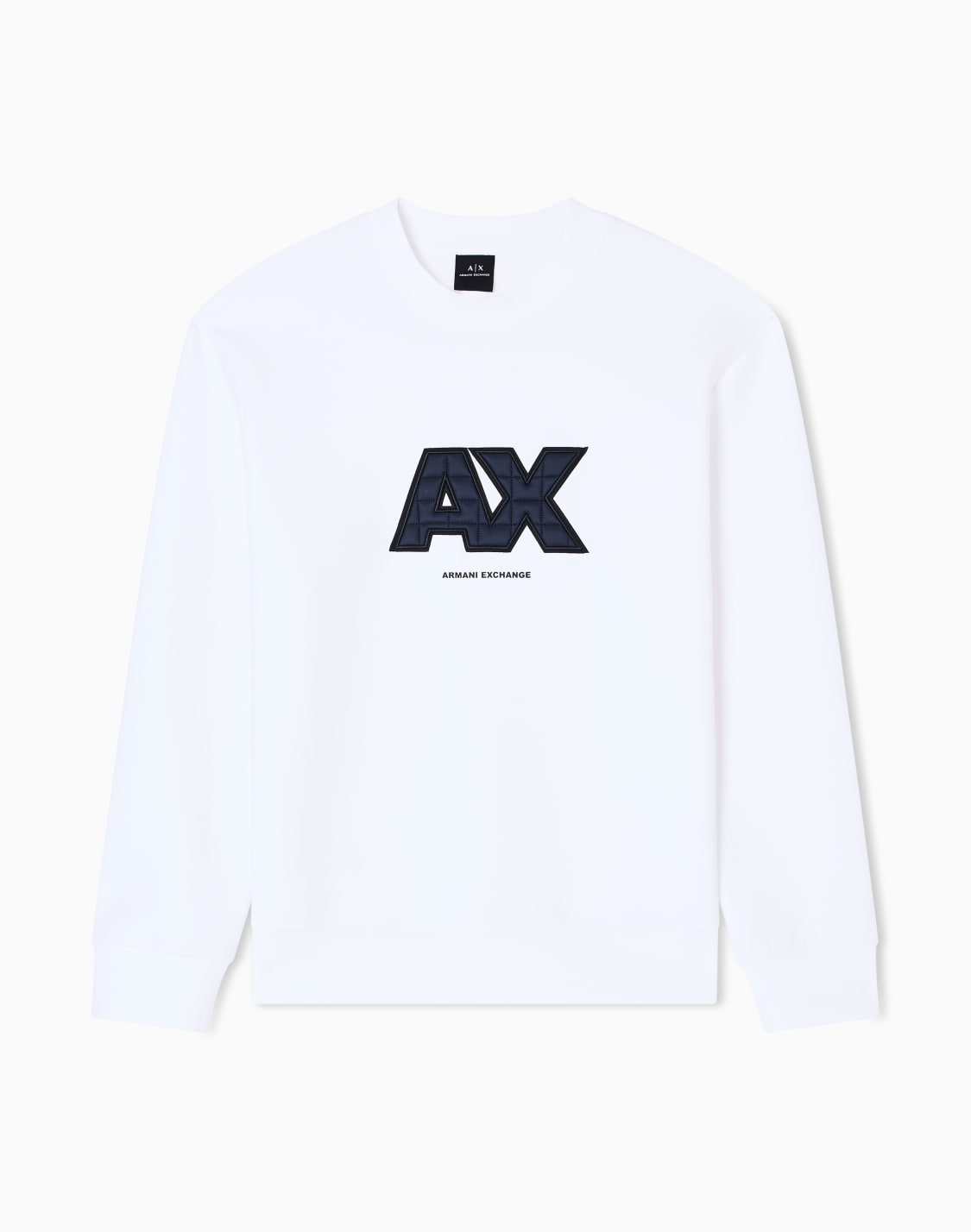 sweatshirts-without-hood-white--armani-exchange