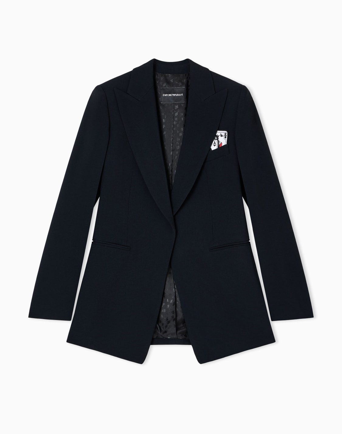blazer-simple-boutonnage-en-envers-satin-avec-dtail-jeu-de-cartes-noir--emporio-armani