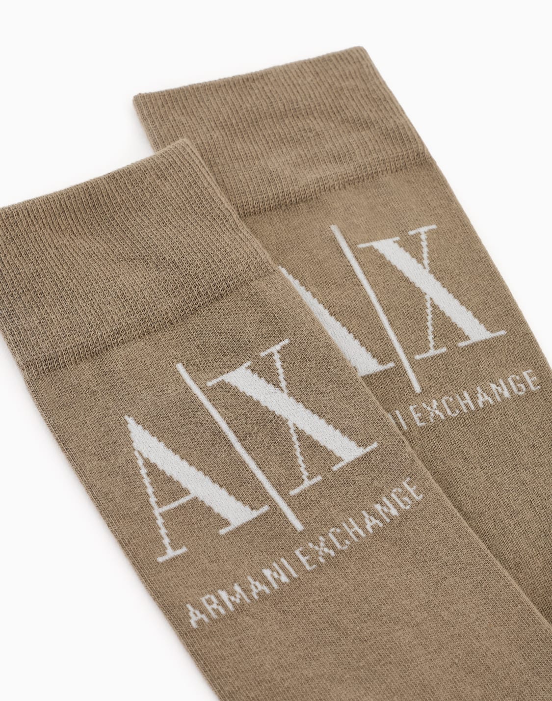 socks-with-logo-beige--armani-exchange