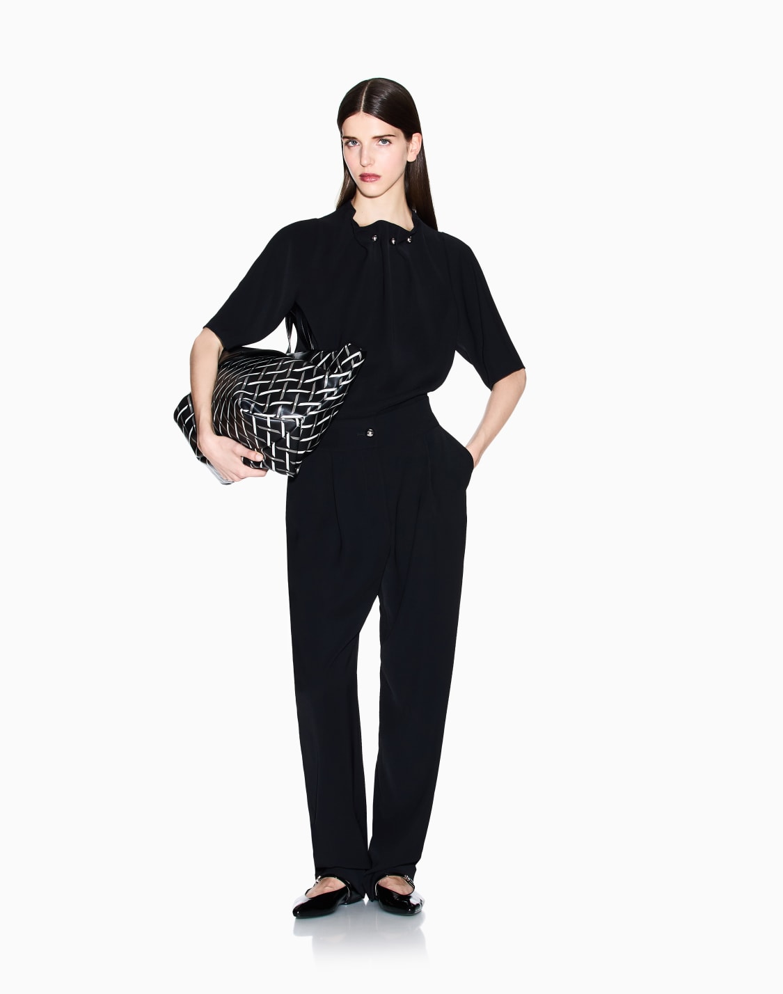 blouses-black--armani-exchange
