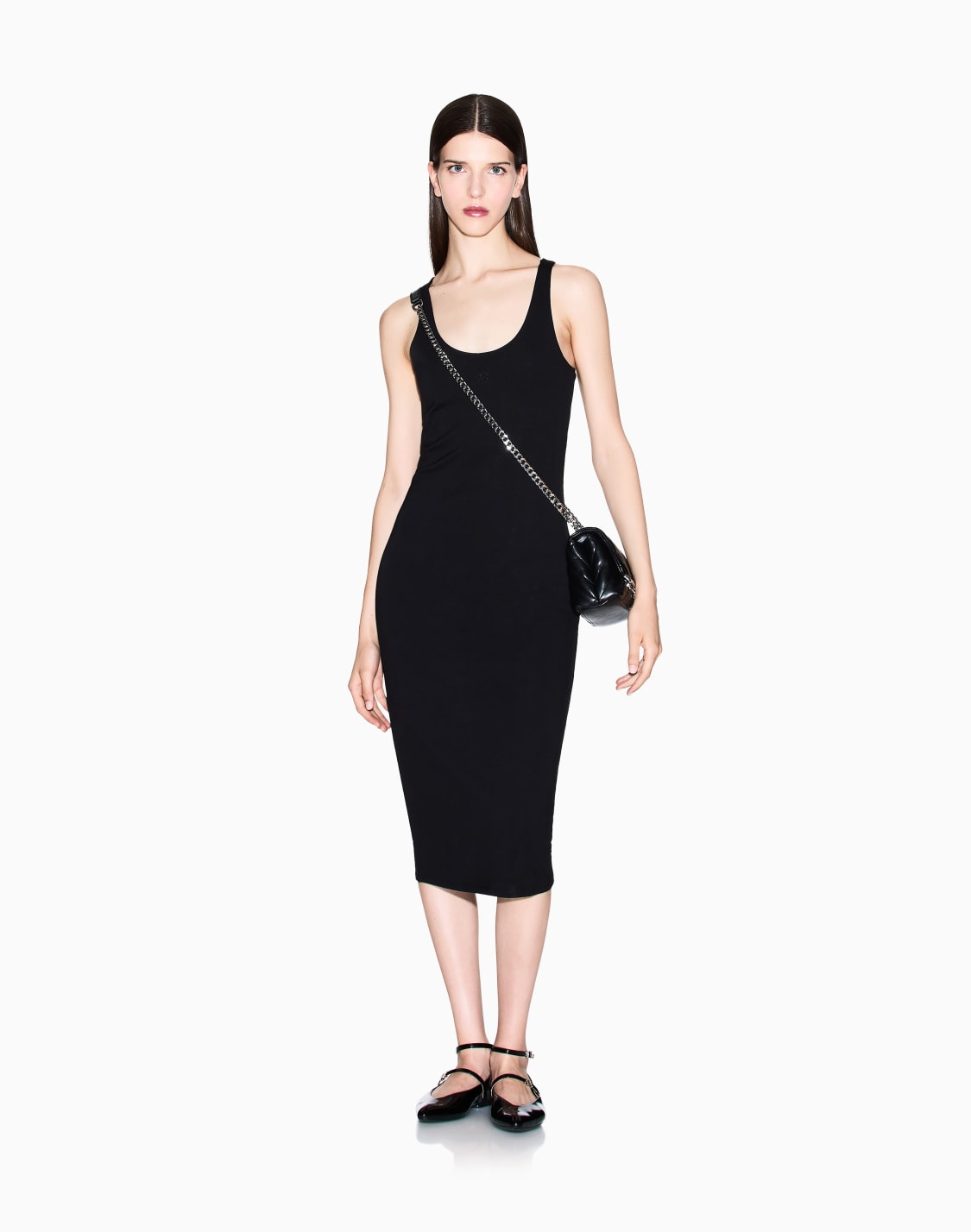 midi-dresses-black--armani-exchange