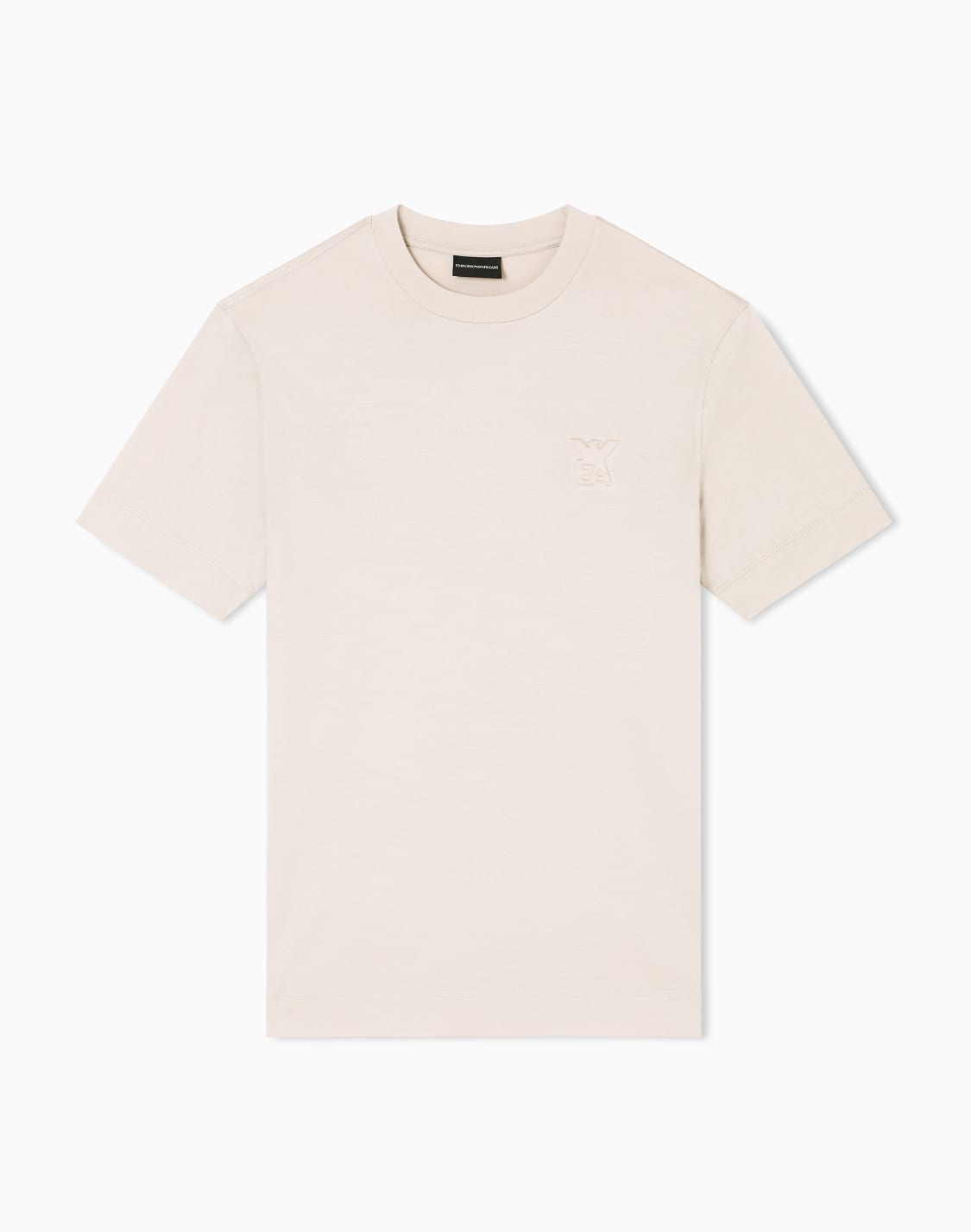 asv-lyocell-jersey-blend-t-shirt-with-domed-logo-beige--emporio-armani