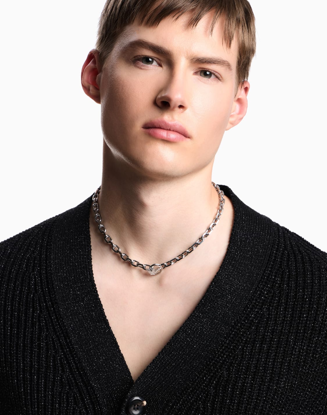 イグルロゴ-チェンネックレス-ステンレススチル-マルチカラ--emporio-armani