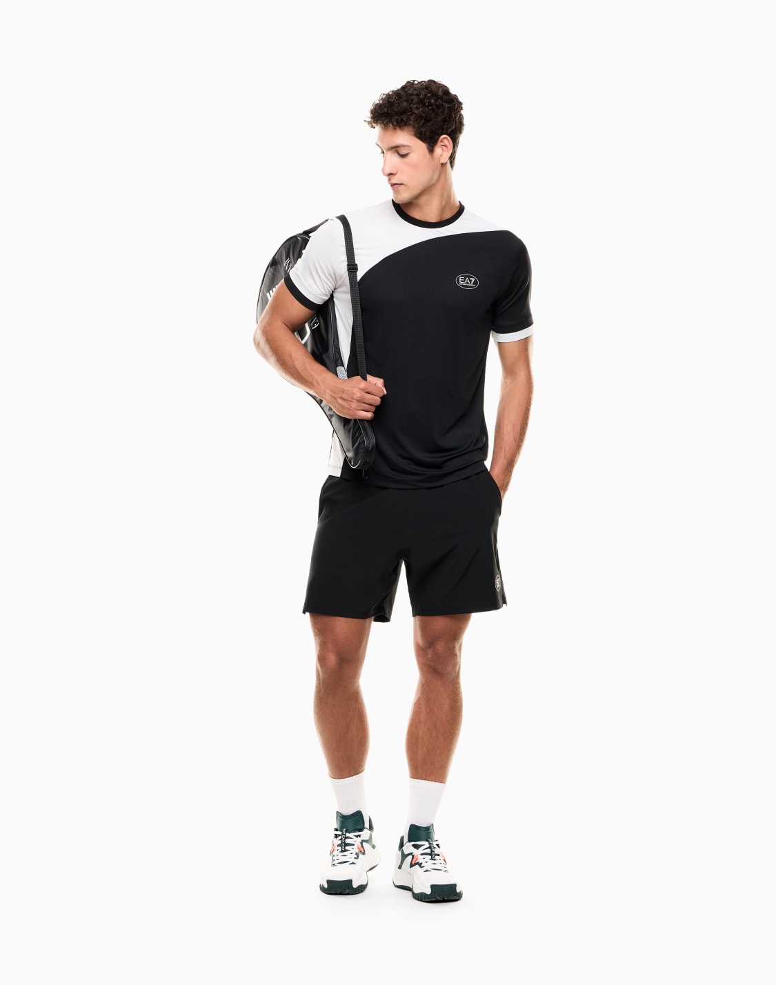 tennis-pro-クルネックtシャツ-ventus7テクニカルファブリック-ブラック--ea7