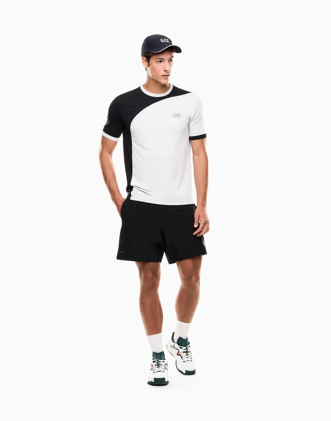 tennis-pro-クルネックtシャツ-ventus7テクニカルファブリック-ライトブル--ea7