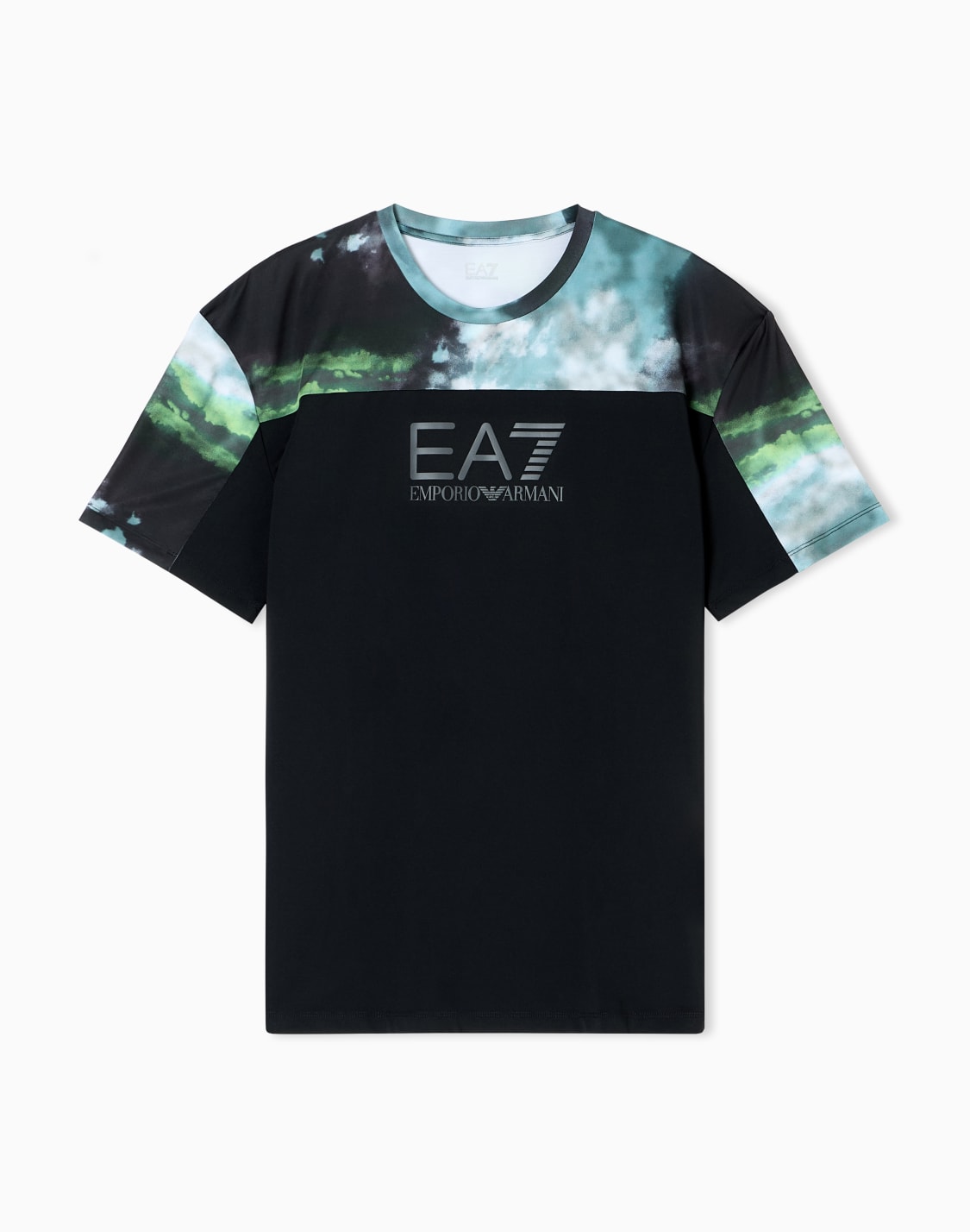 dynamic-athlete-プリントtシャツ-ventus7テクニカルファブリック-マルチカラ--ea7