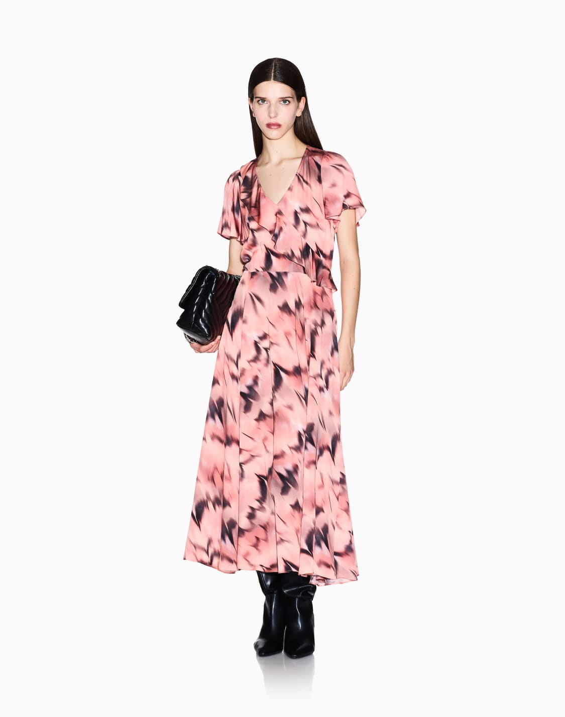 long-dresses-patterned--armani-exchange
