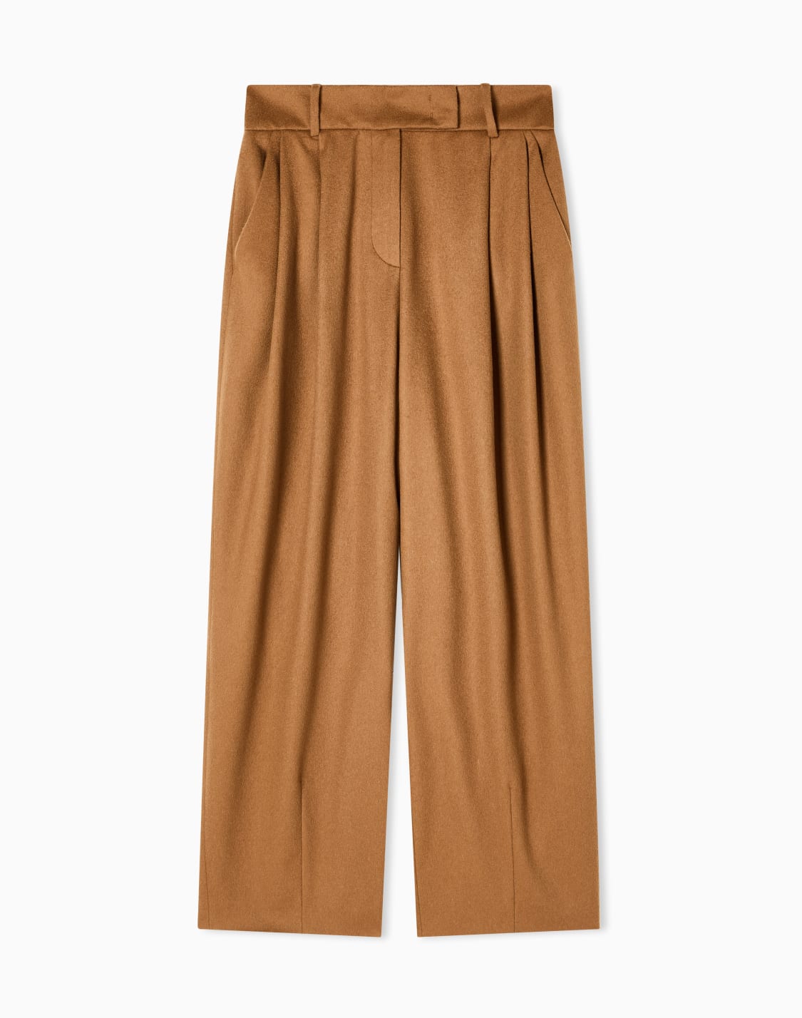 pantaloni-a-due-pince-in-lana-di-vicua-cammello--giorgio-armani