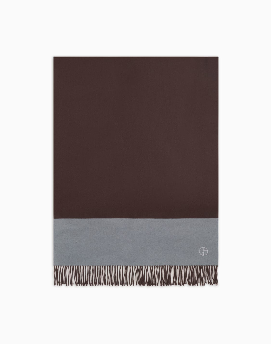 tole-en-cachemire-bicolore-marron--giorgio-armani