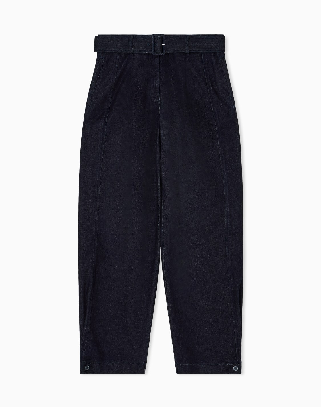 pantalon-pinces-avec-ceinture-en-denim-icon-bleu--emporio-armani