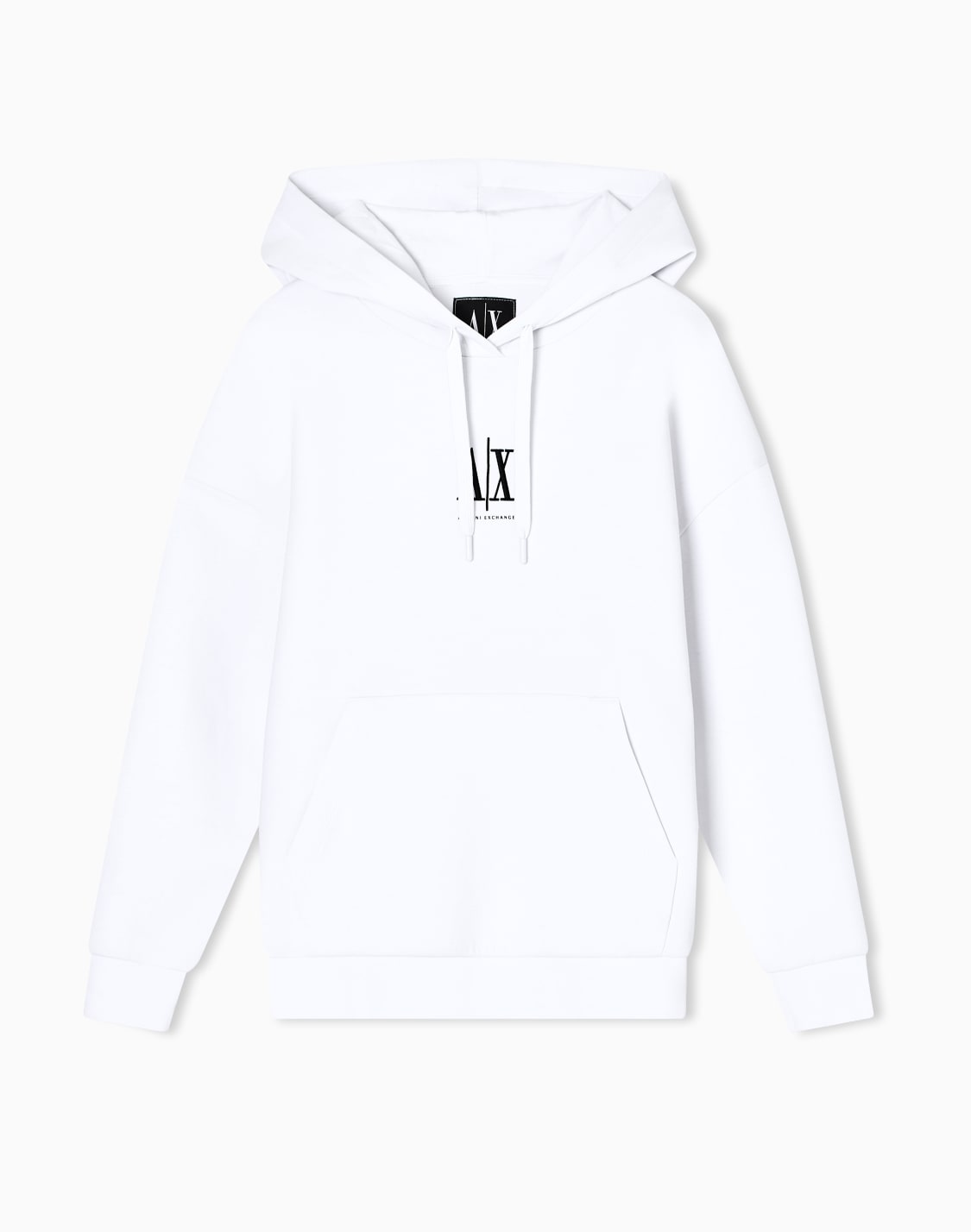 icon-フデッドスウェットパカ-ホワイト--armani-exchange