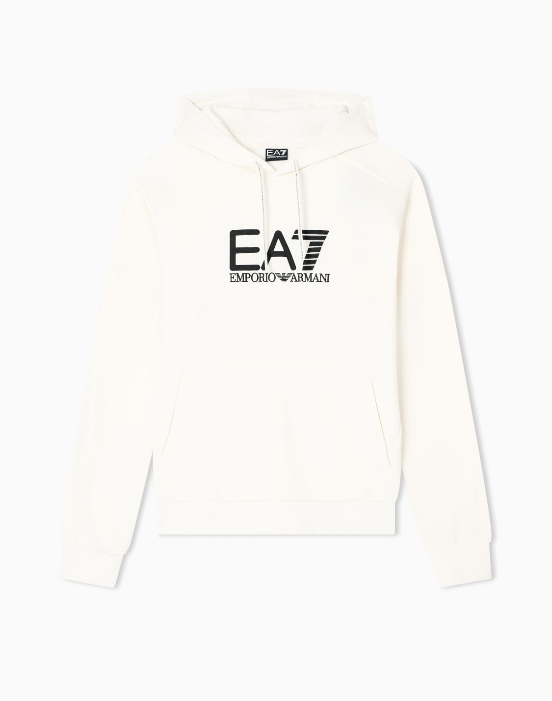 sweat-shirt-capuche-visibility-en-mlange-de-coton-beige--ea7