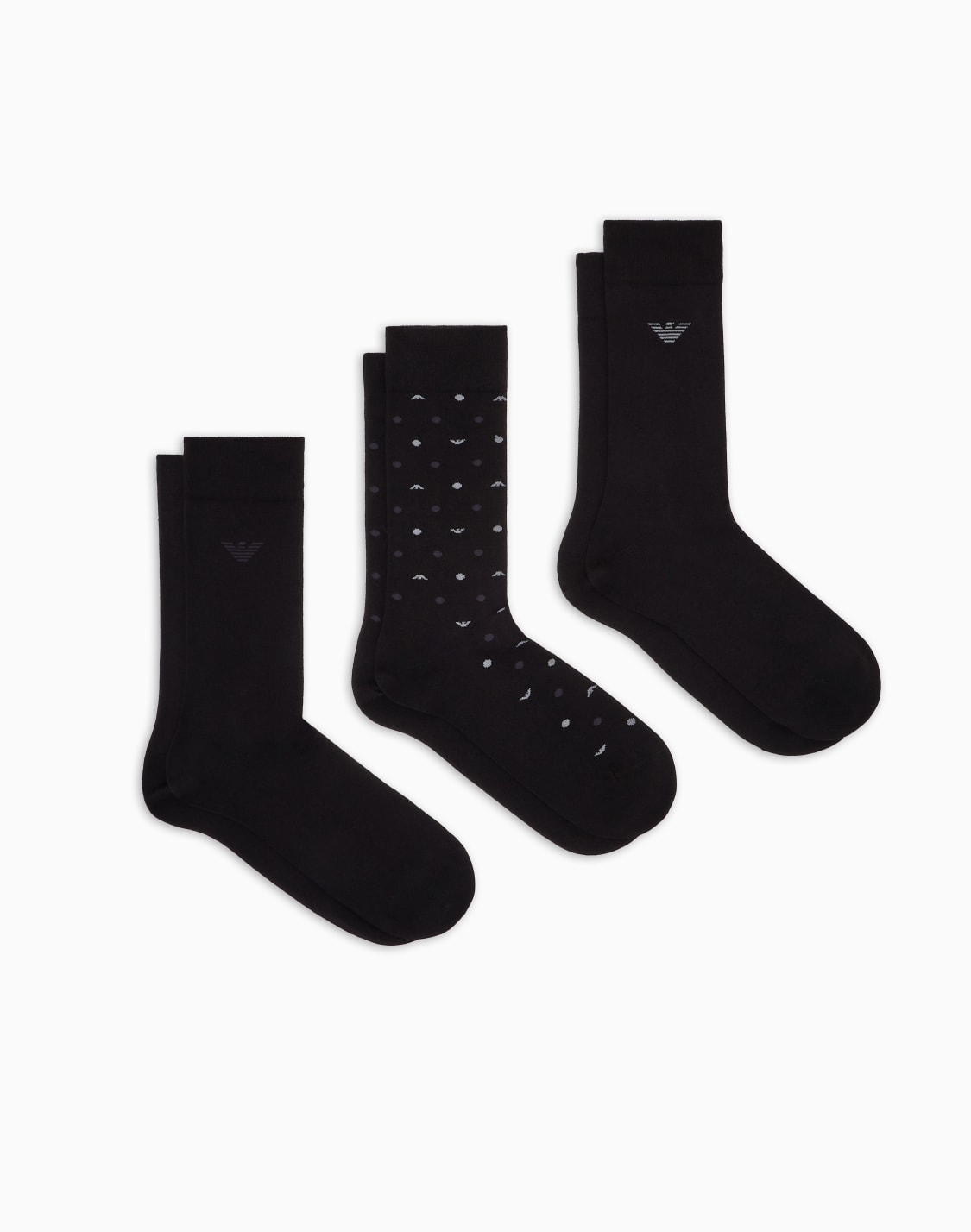 ソックス3足セット-オルオバイグル-ブラック--emporio-armani
