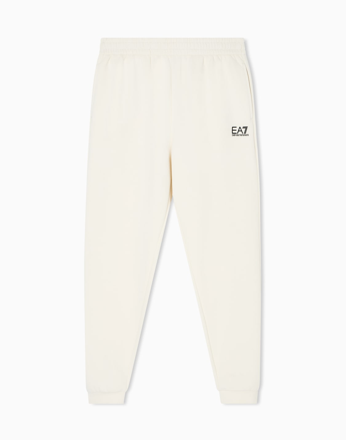 pantalon-de-jogging-core-identity-en-mlange-de-coton-blanc--ea7
