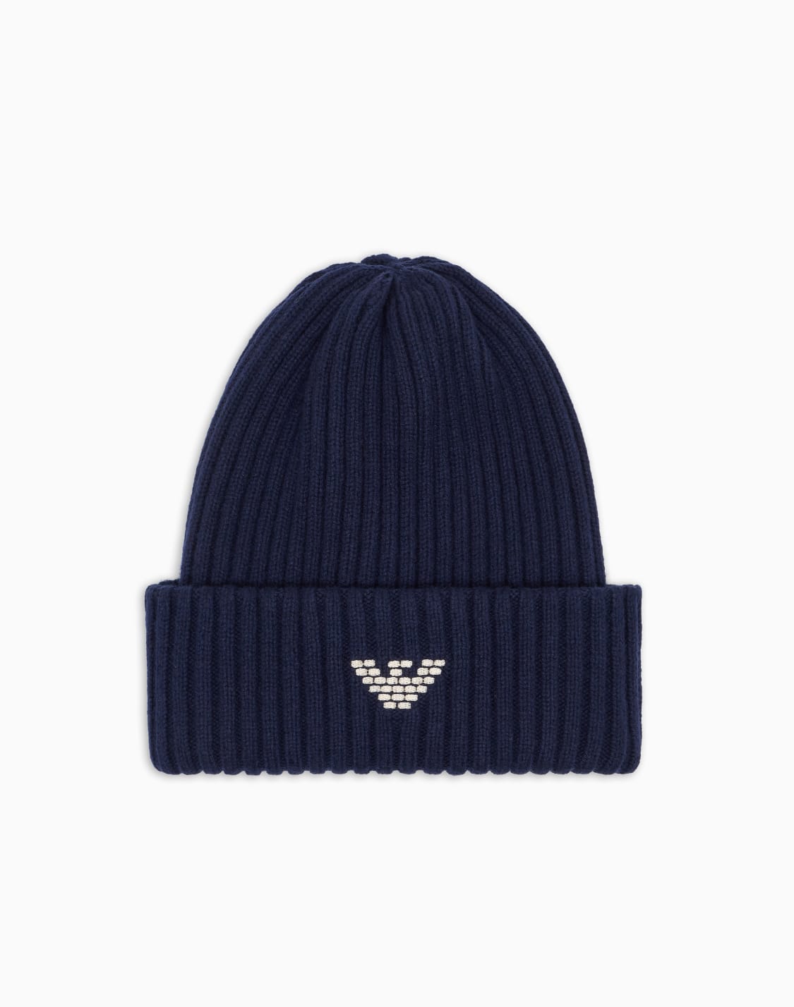 asv-new-york-capsule-collection-ribbed-wool-blend-beanie-navy-blue--emporio-armani