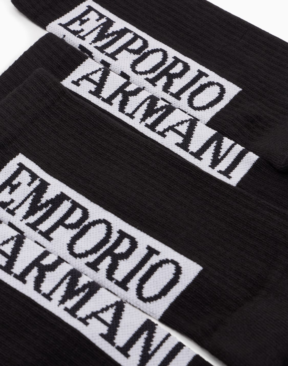 베이직-테리클로스-삭스-2팩-블랙--emporio-armani