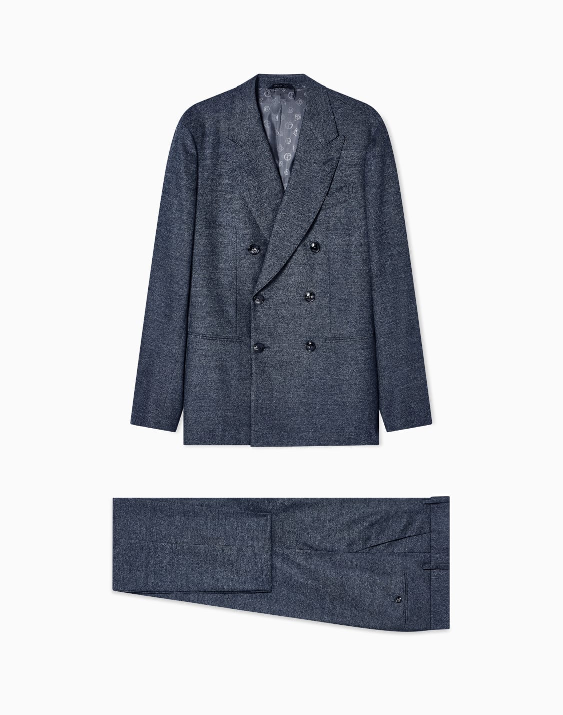 ナポリライン-ダブルブレストスツ-バジンウルカシミア-デニム風-ブラック--giorgio-armani