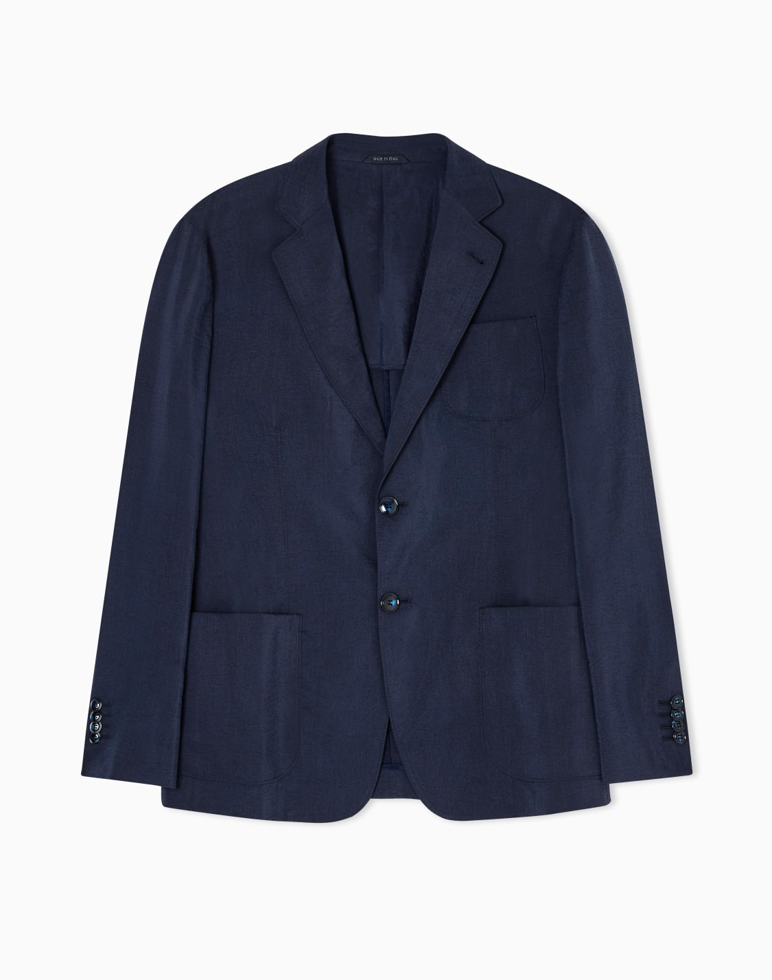 veste-simple-boutonnage-gamme-upton-en-soie-lave-bleu-marine--giorgio-armani