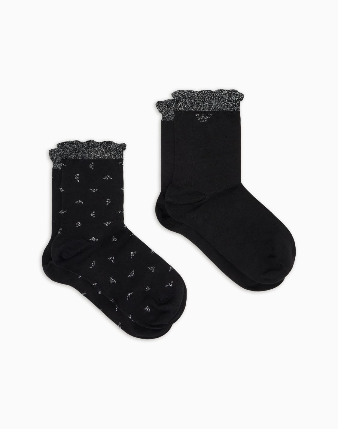 pack-2-calze-con-logo-shiny-nero--emporio-armani