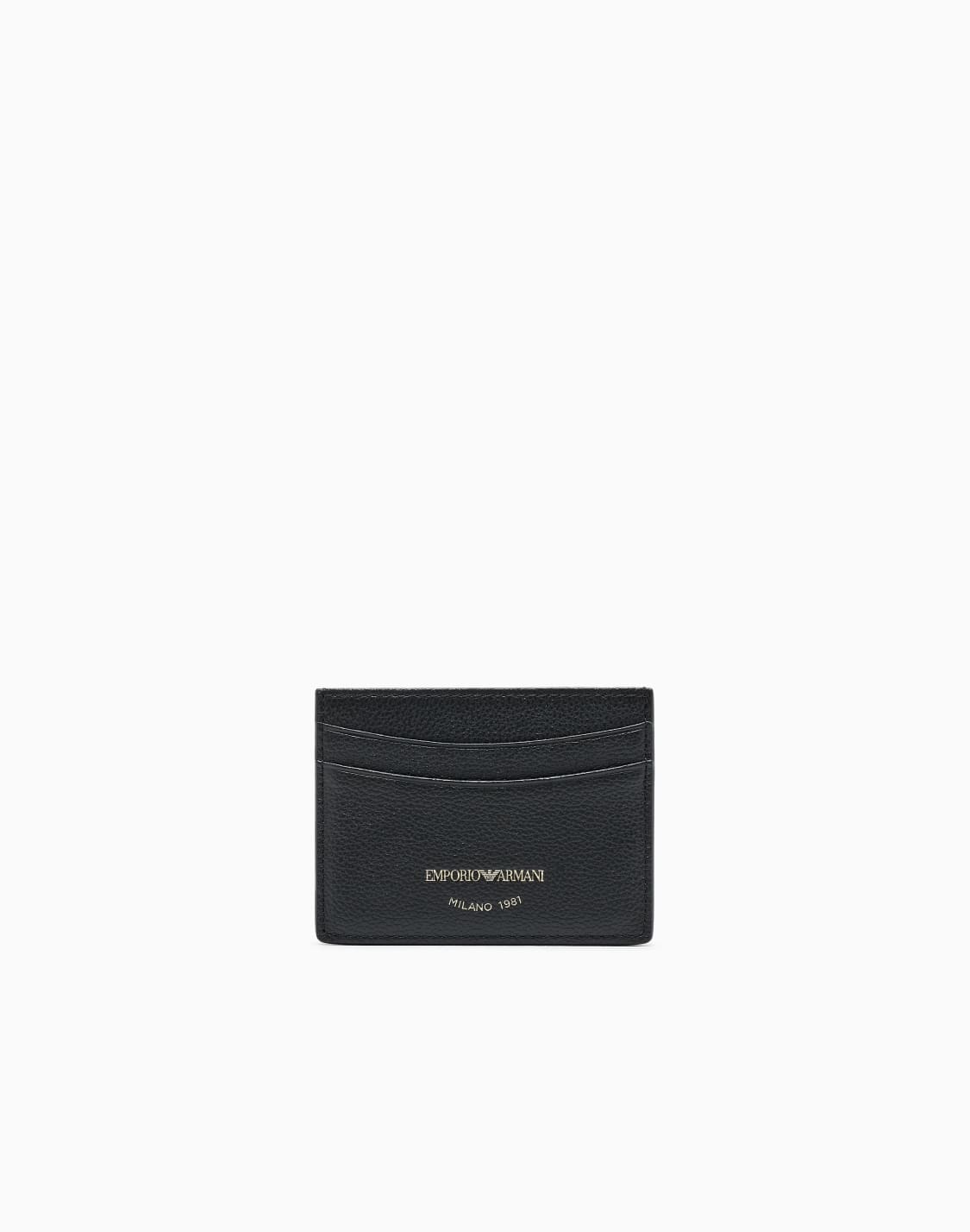 tumbled-leather-card-holder-black--emporio-armani