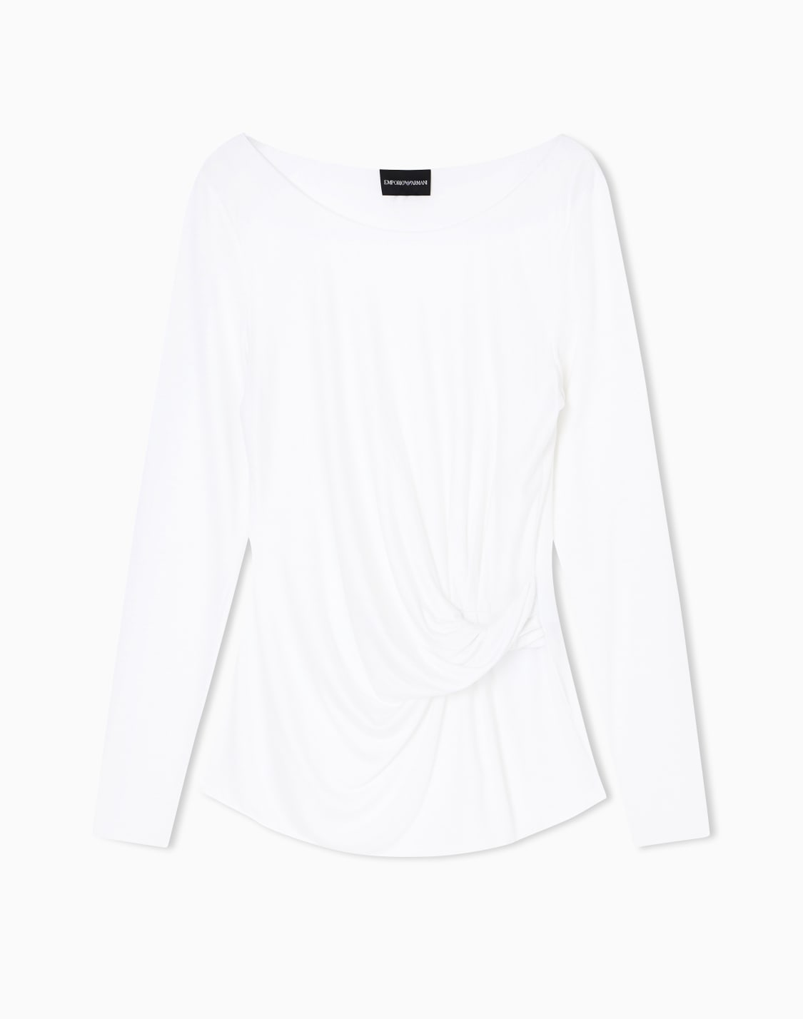 jersey-jumper-with-twist-beige--emporio-armani