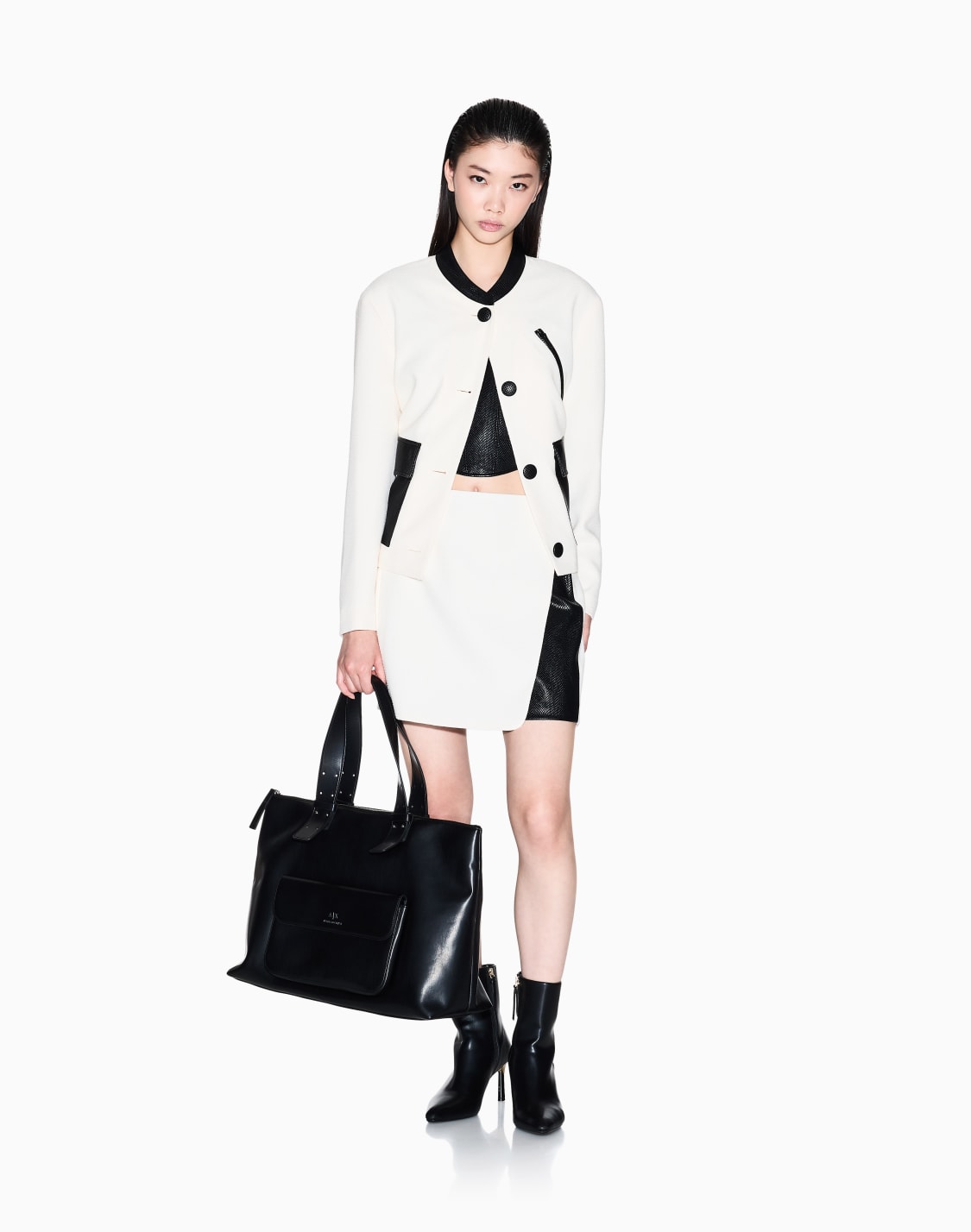 short-skirts-white--armani-exchange