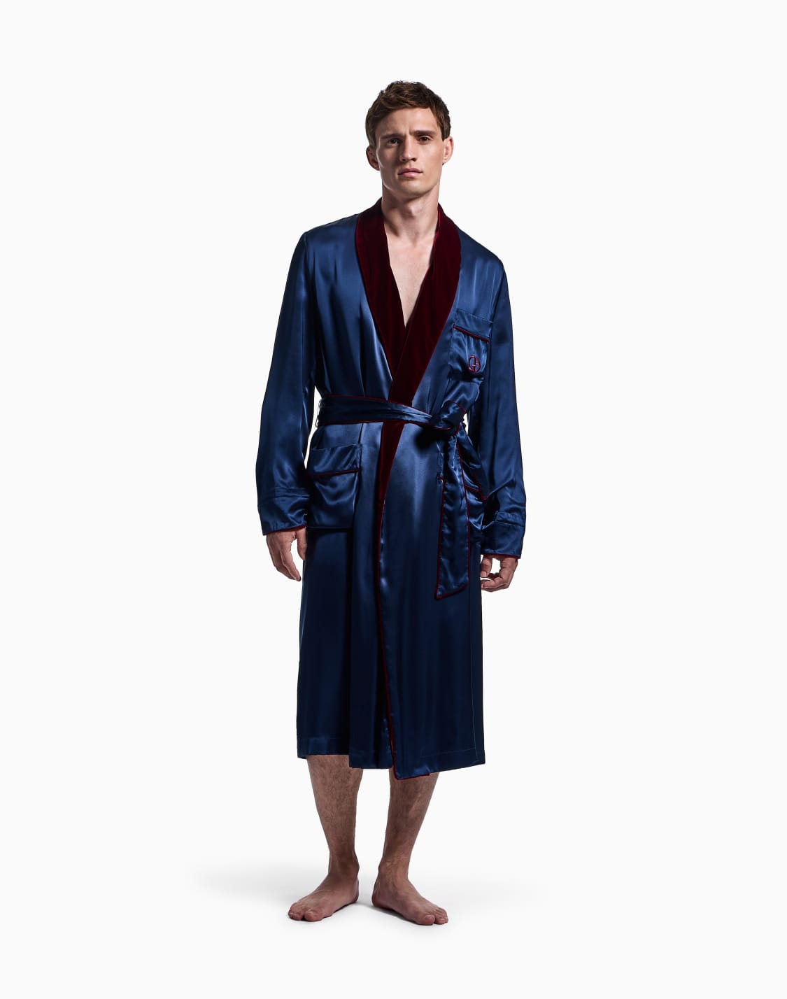 vestaglia-in-seta-con-monogramma-blu--giorgio-armani