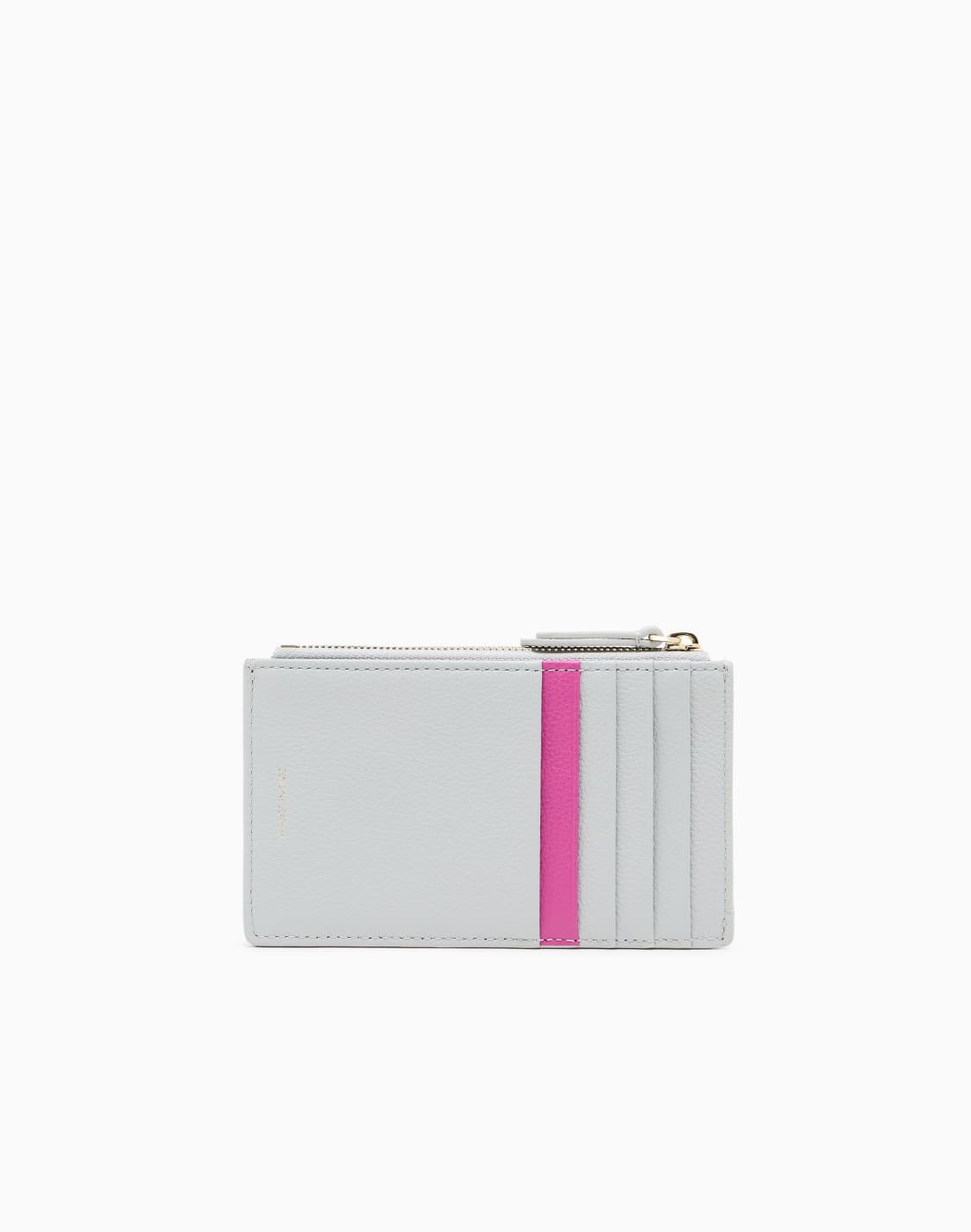 ジップ付きカドホルダ-タンブルレザ-グレ--emporio-armani