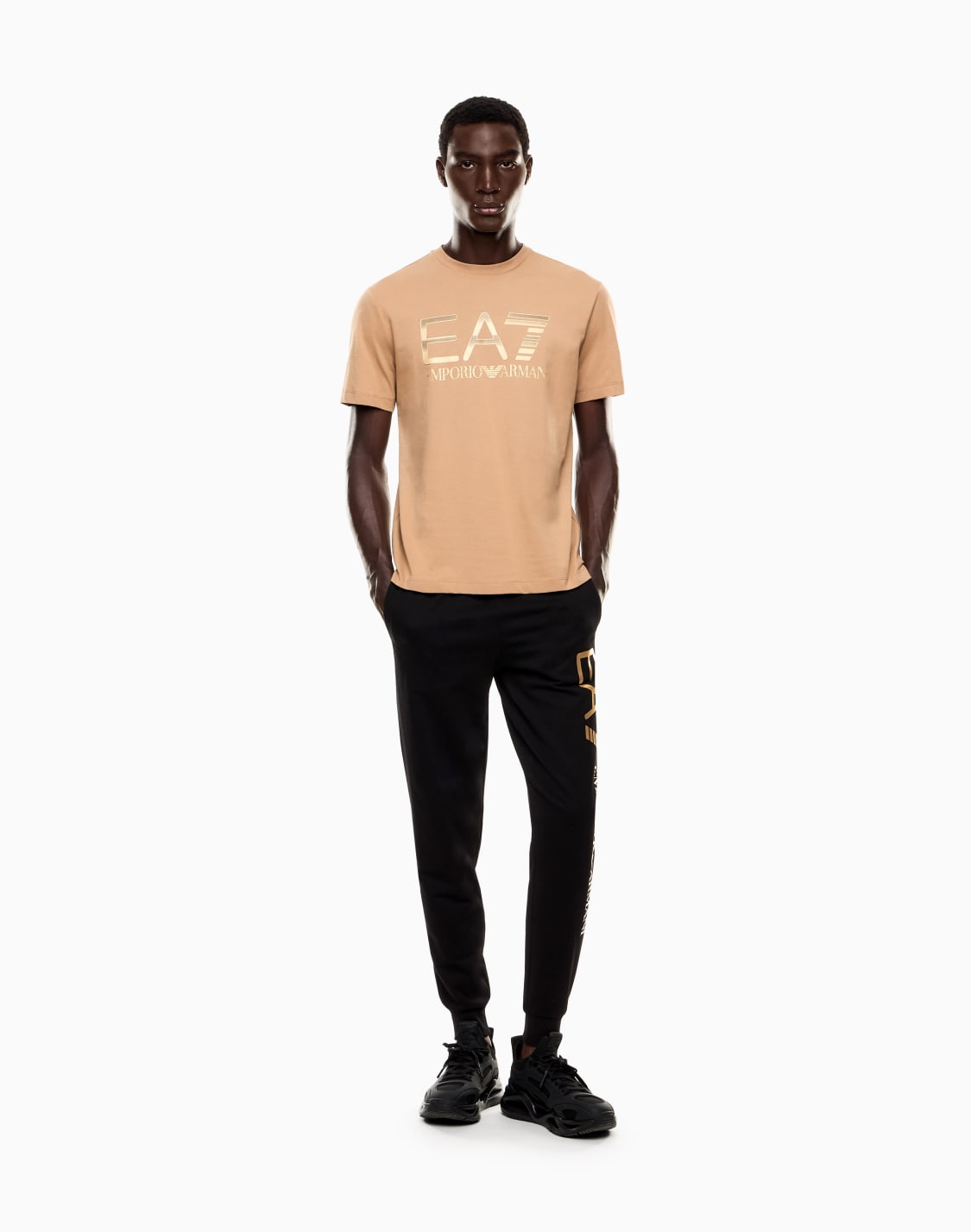 t-shirt-logo-series-in-cotone-con-maxi-logo-beige--ea7