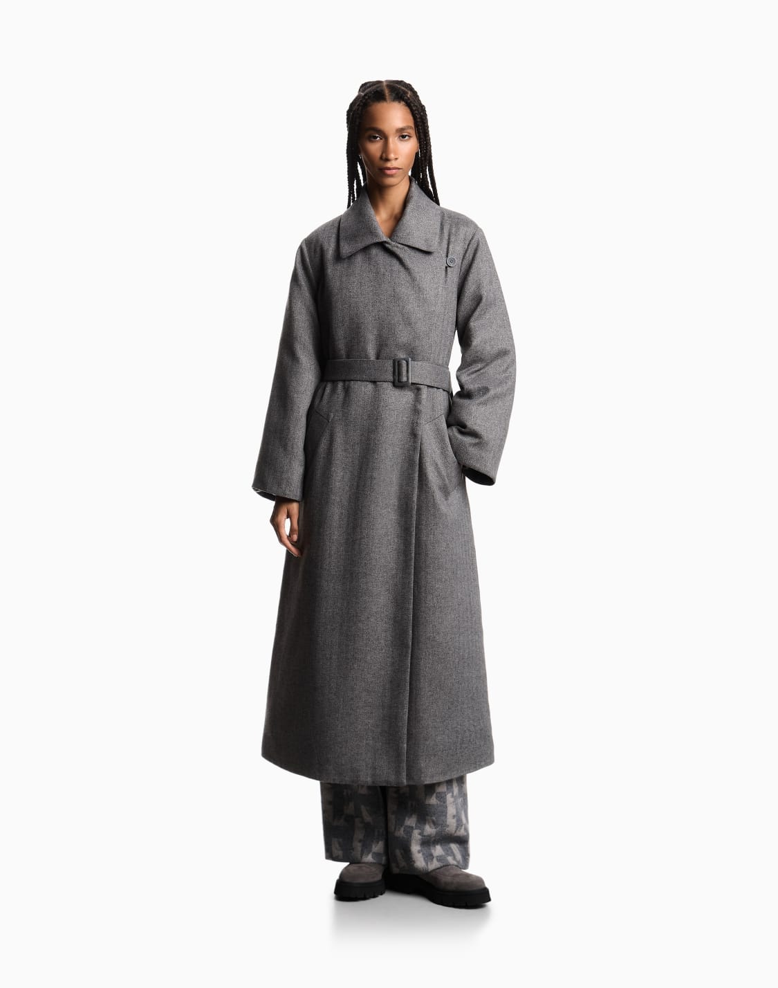 cappotto-in-tessuto-water-repellent-motivo-chevron-grigio--emporio-armani