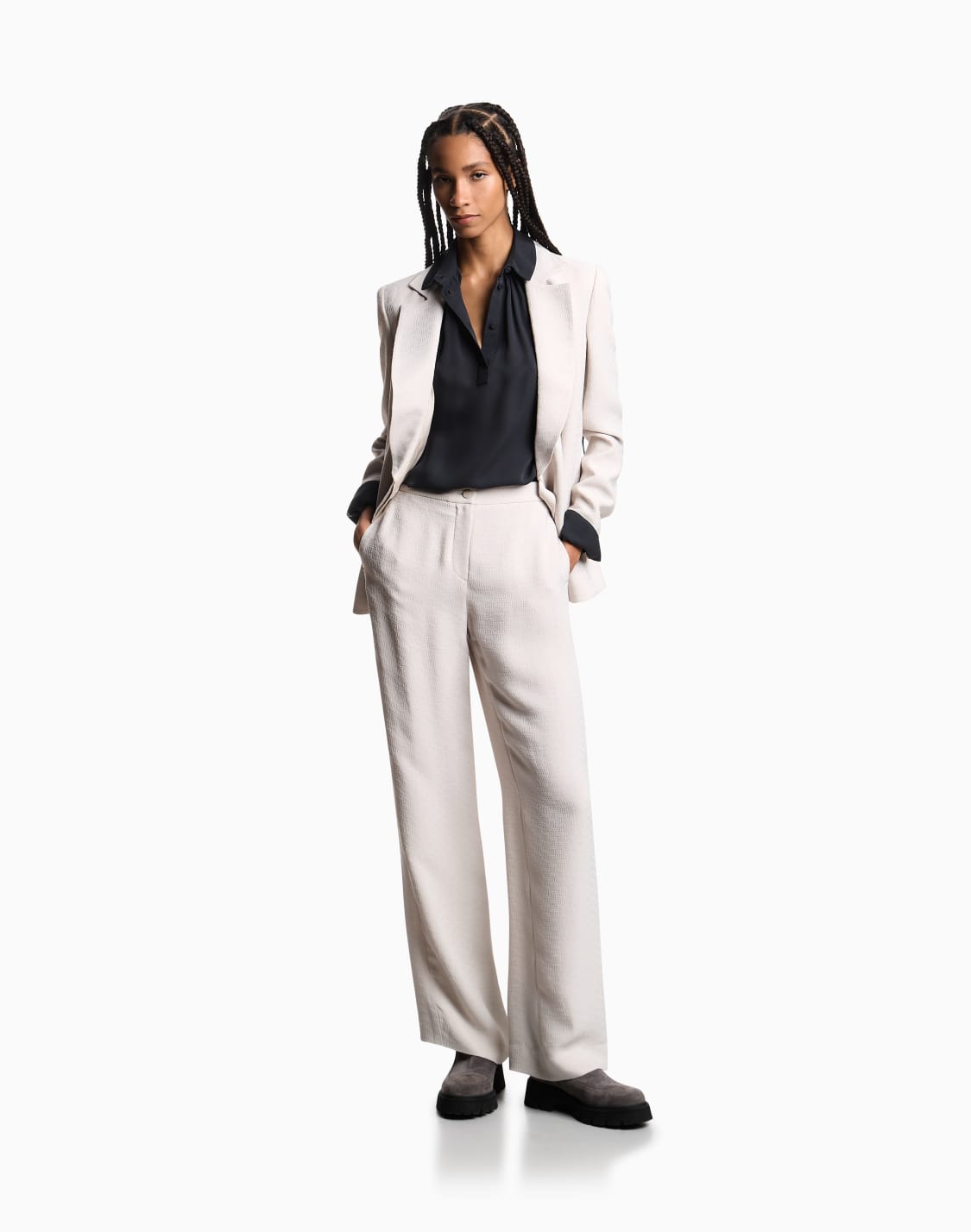 icon-blouse-in-silk-double-georgette-light-blue--emporio-armani
