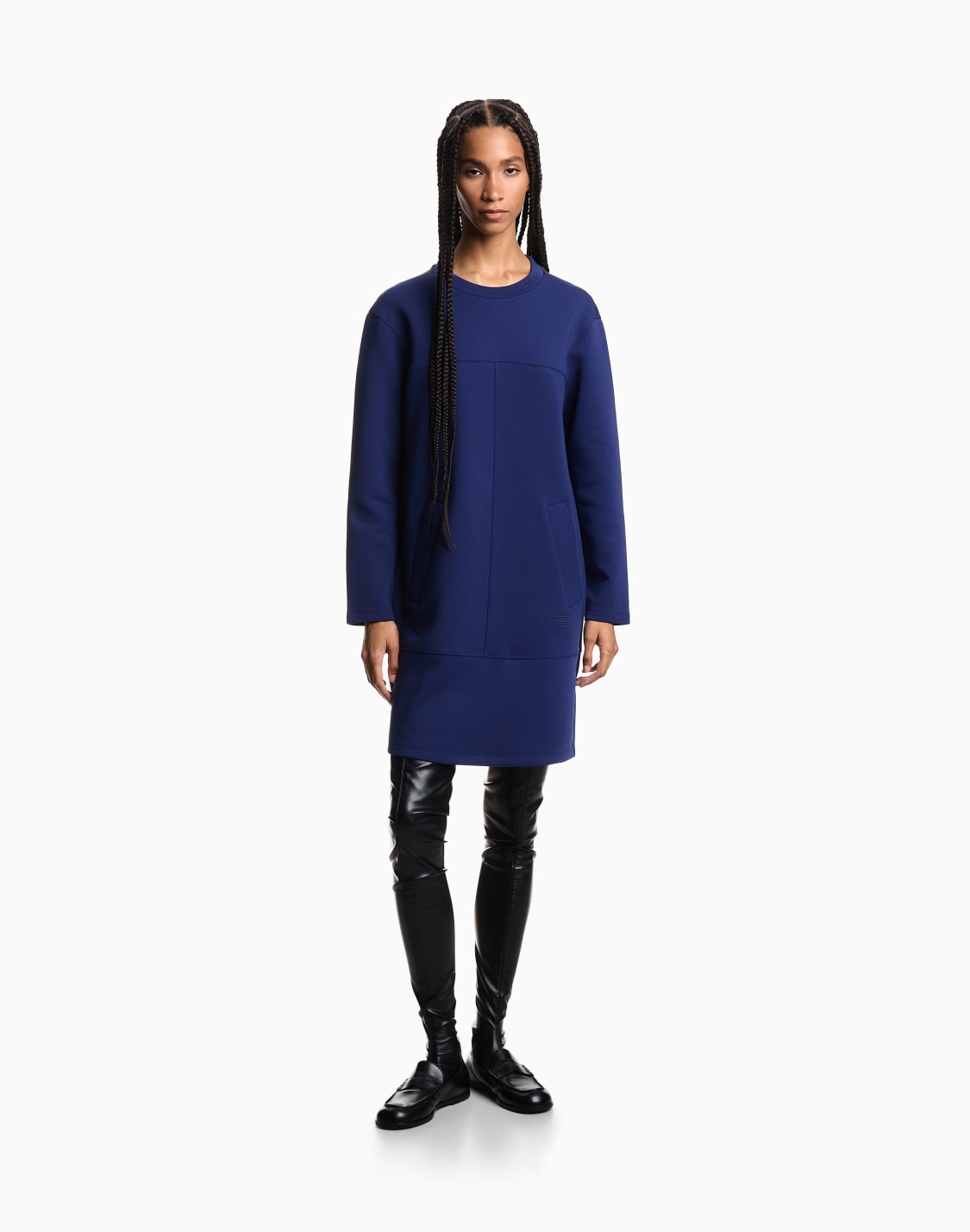 double-jersey-crew-neck-dress-blue--emporio-armani