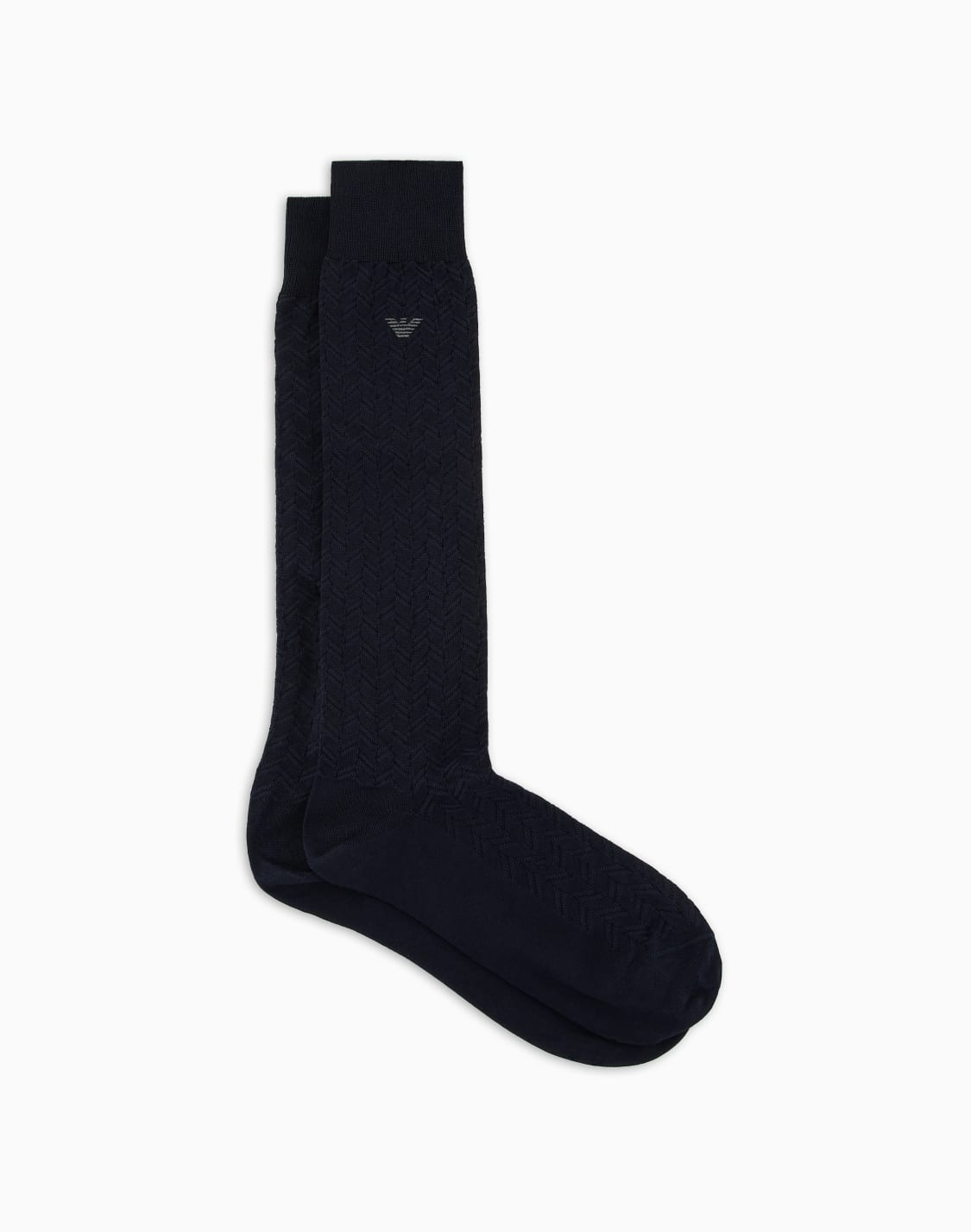 mi-bas-en-fil-dcosse-bleu--emporio-armani