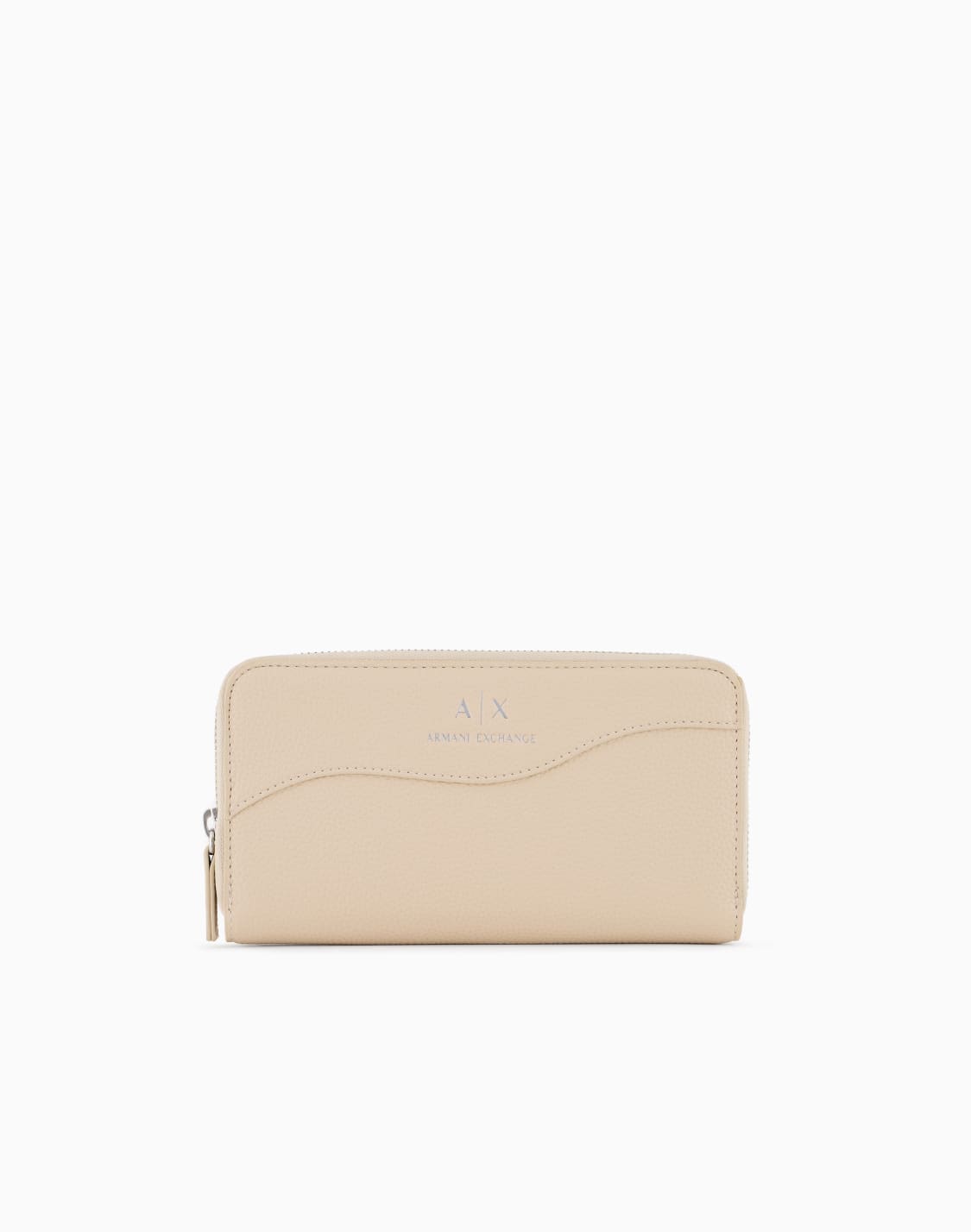 zip-around-wallet-with-shaped-stitching-beige--armani-exchange